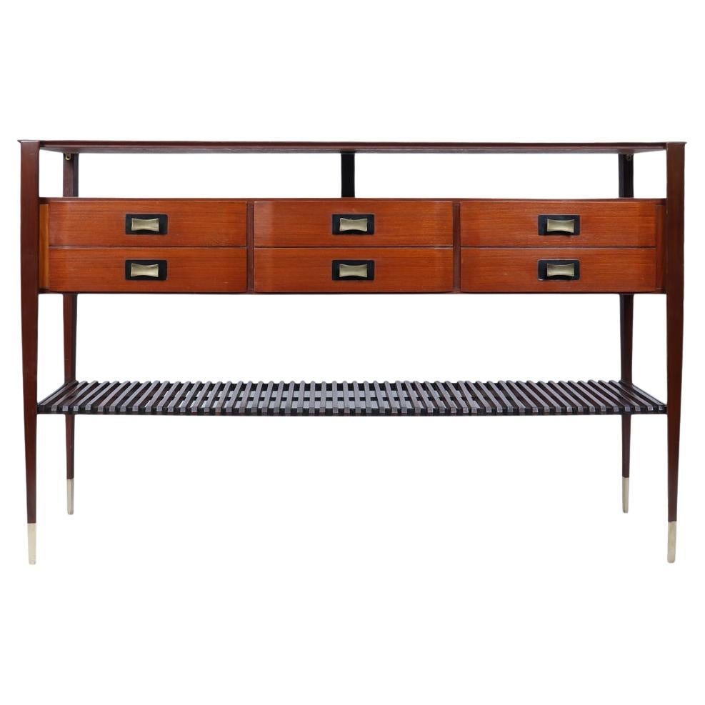 Mid-Century Italian Console Table by Vittorio Dassi For Sale