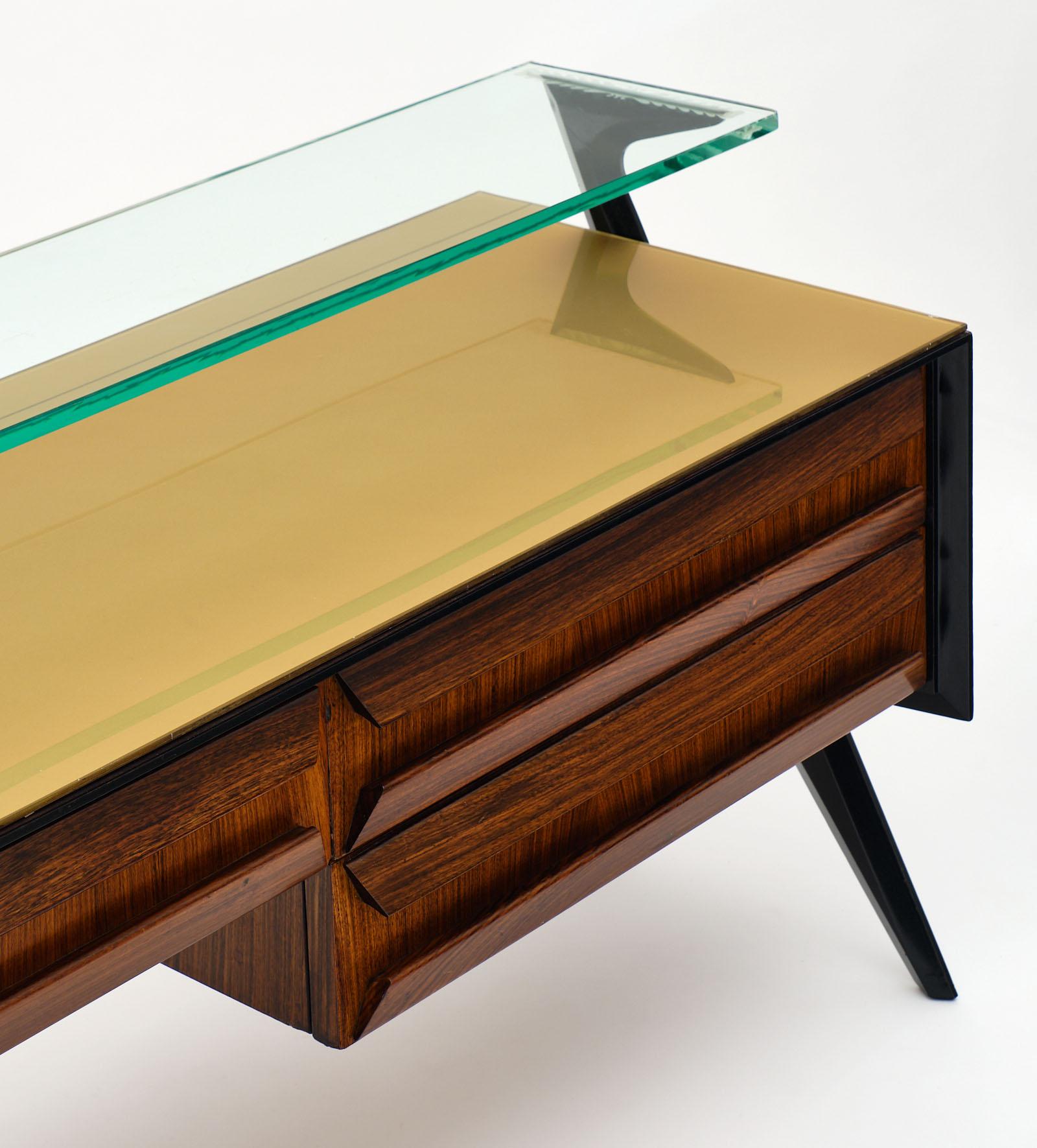 Mid-Century Modern Midcentury Italian Console Table in the Manner of Ico Parisi