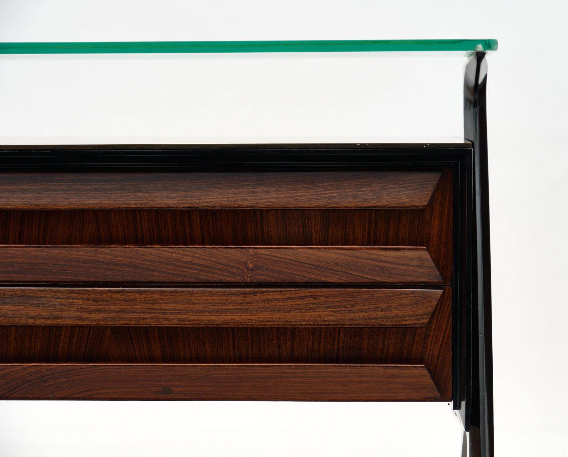 Midcentury Italian Console Table in the Manner of Ico Parisi (Mitte des 20. Jahrhunderts)