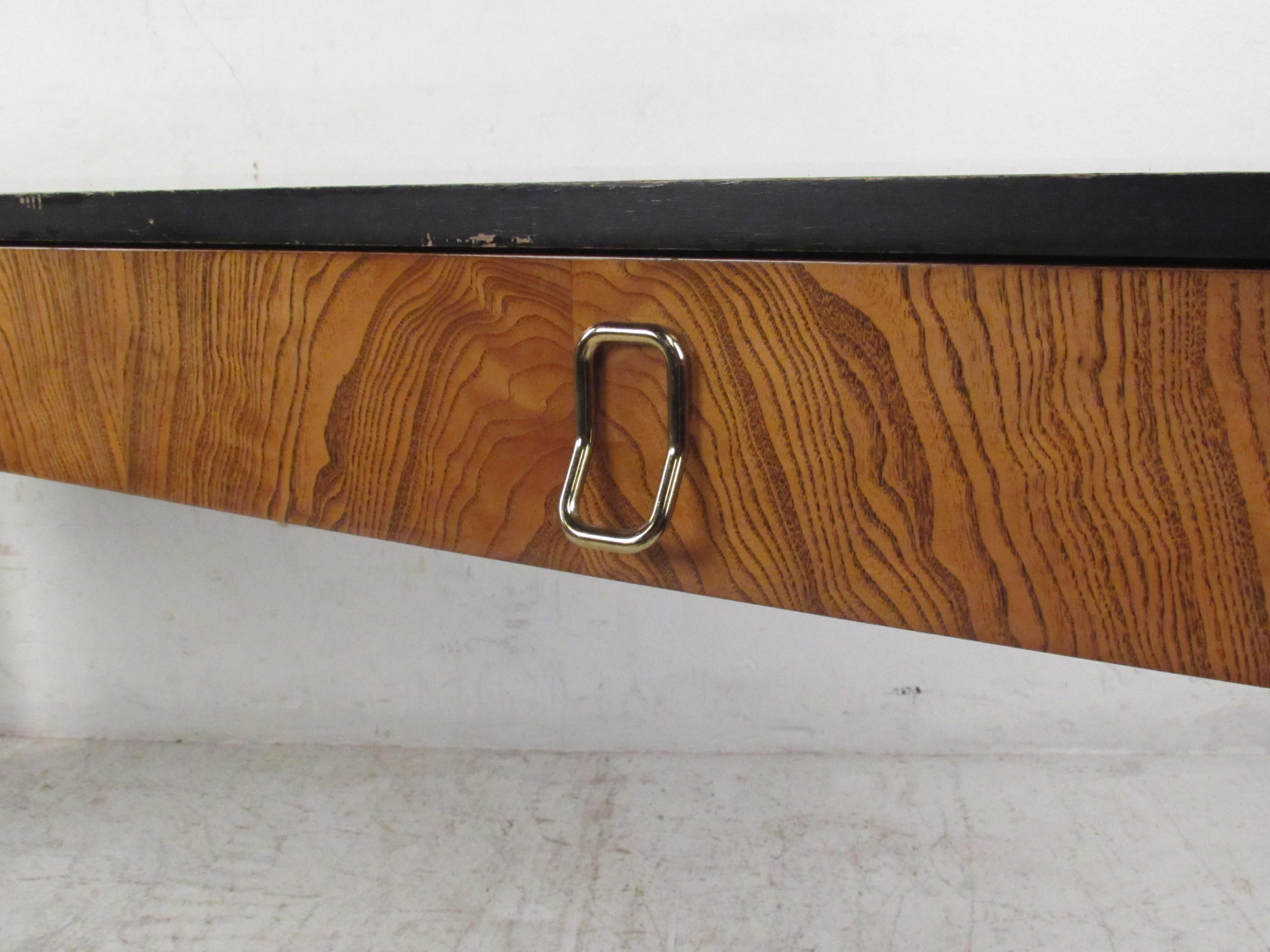 midcentury console table