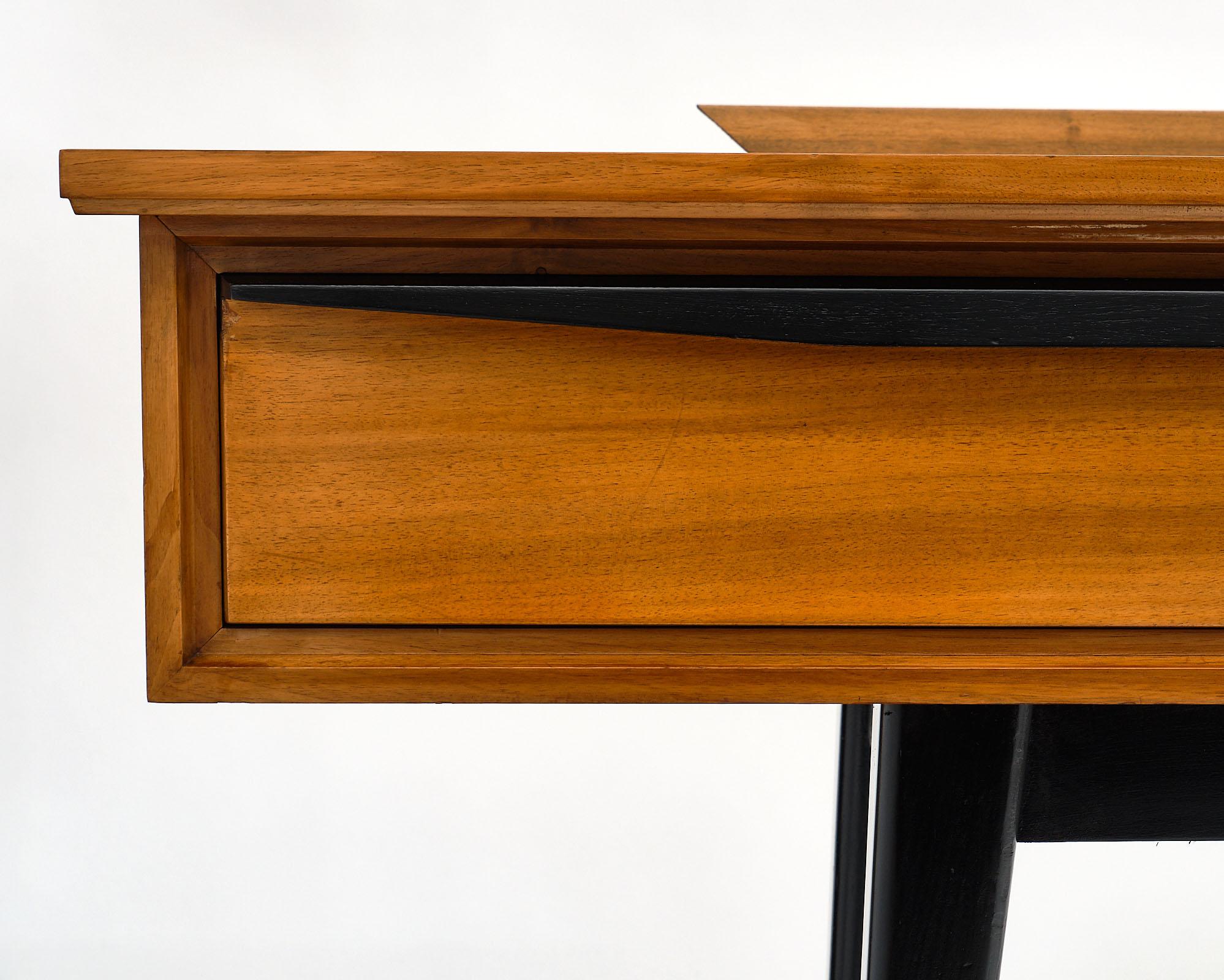 midcentury console table