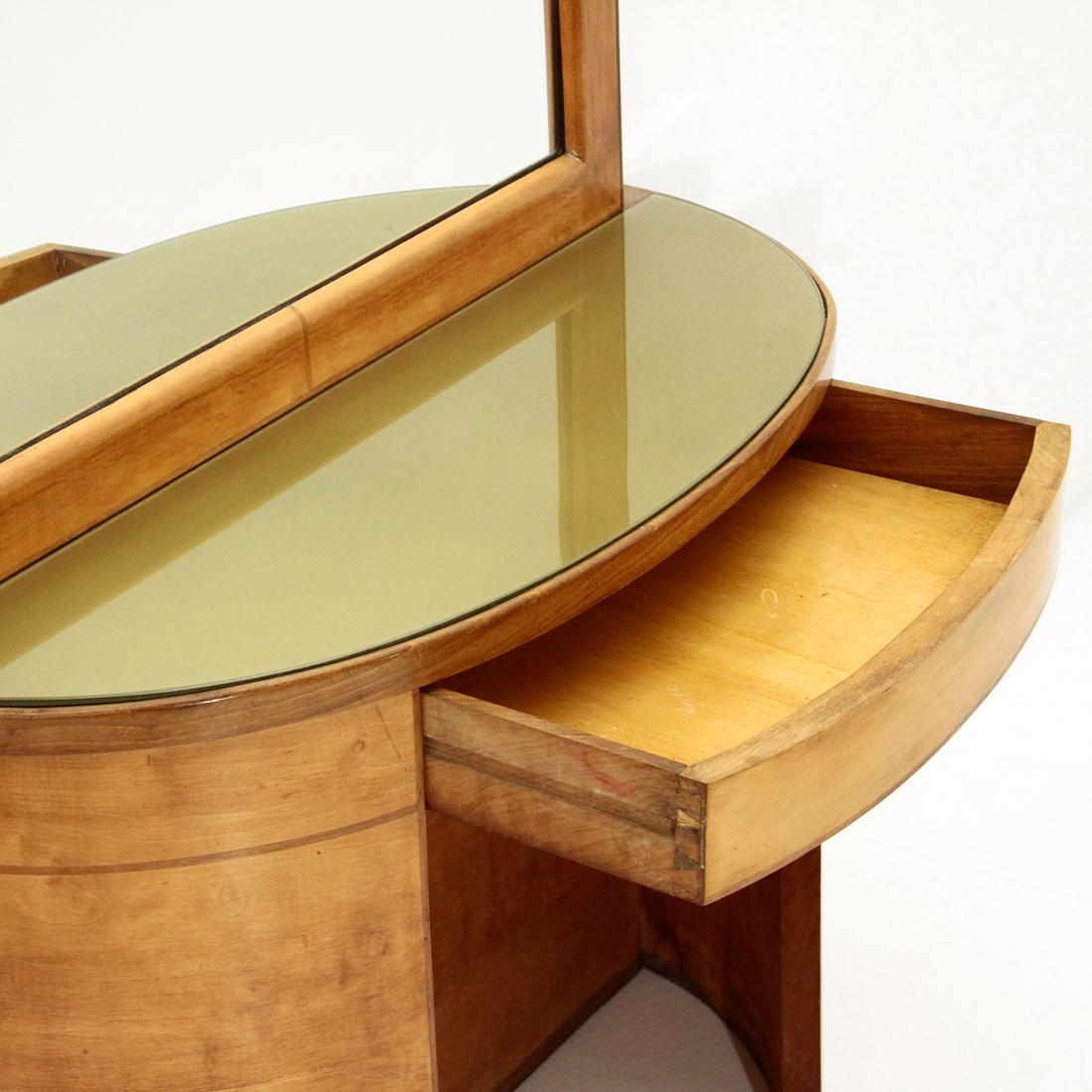 Midcentury Italian Console Vanity Desk, 1940s 1