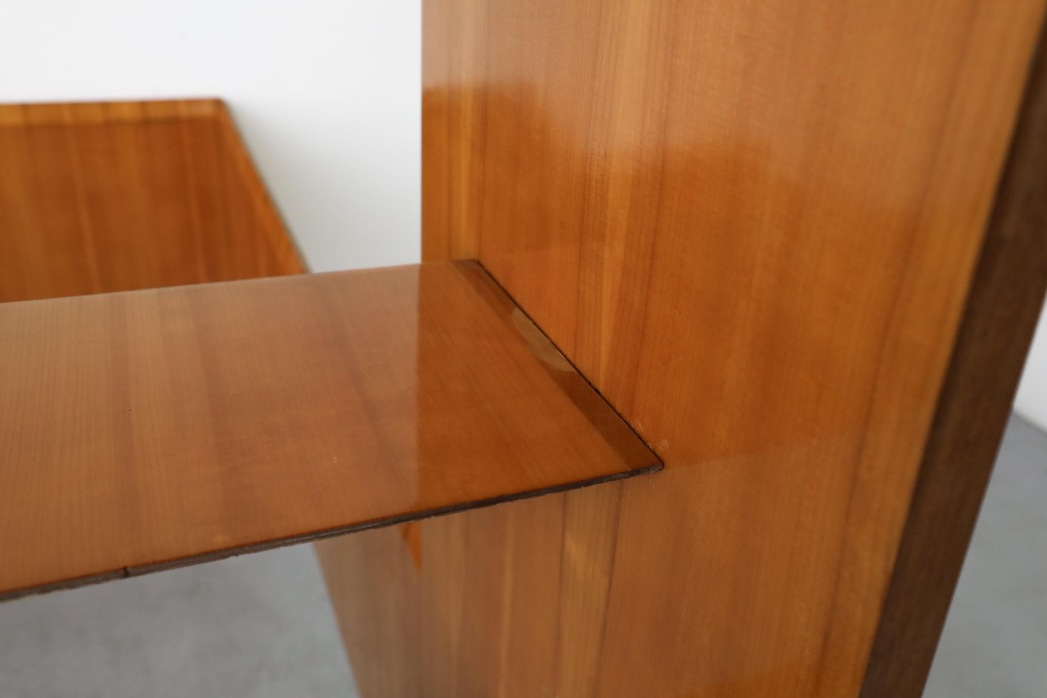Mid-Century Italian Corner Shelving Unit & Cabinet in Gio Ponti Style For Sale 5