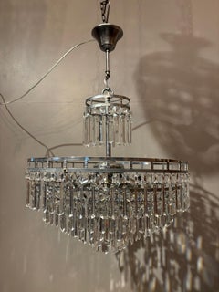 Mid-Century Italian Crystal Chandelier