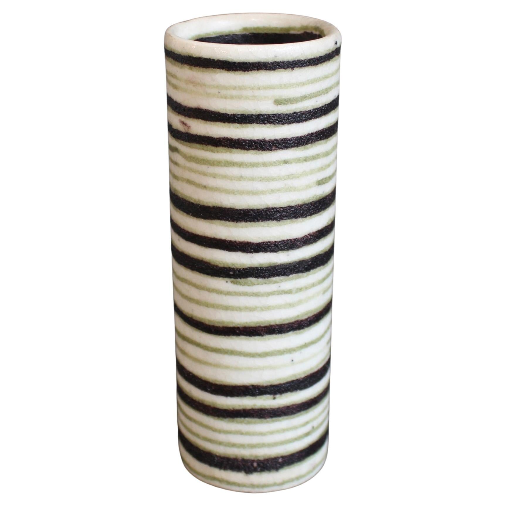 Vaso decorativo italiano di metà secolo di Guido Gambone