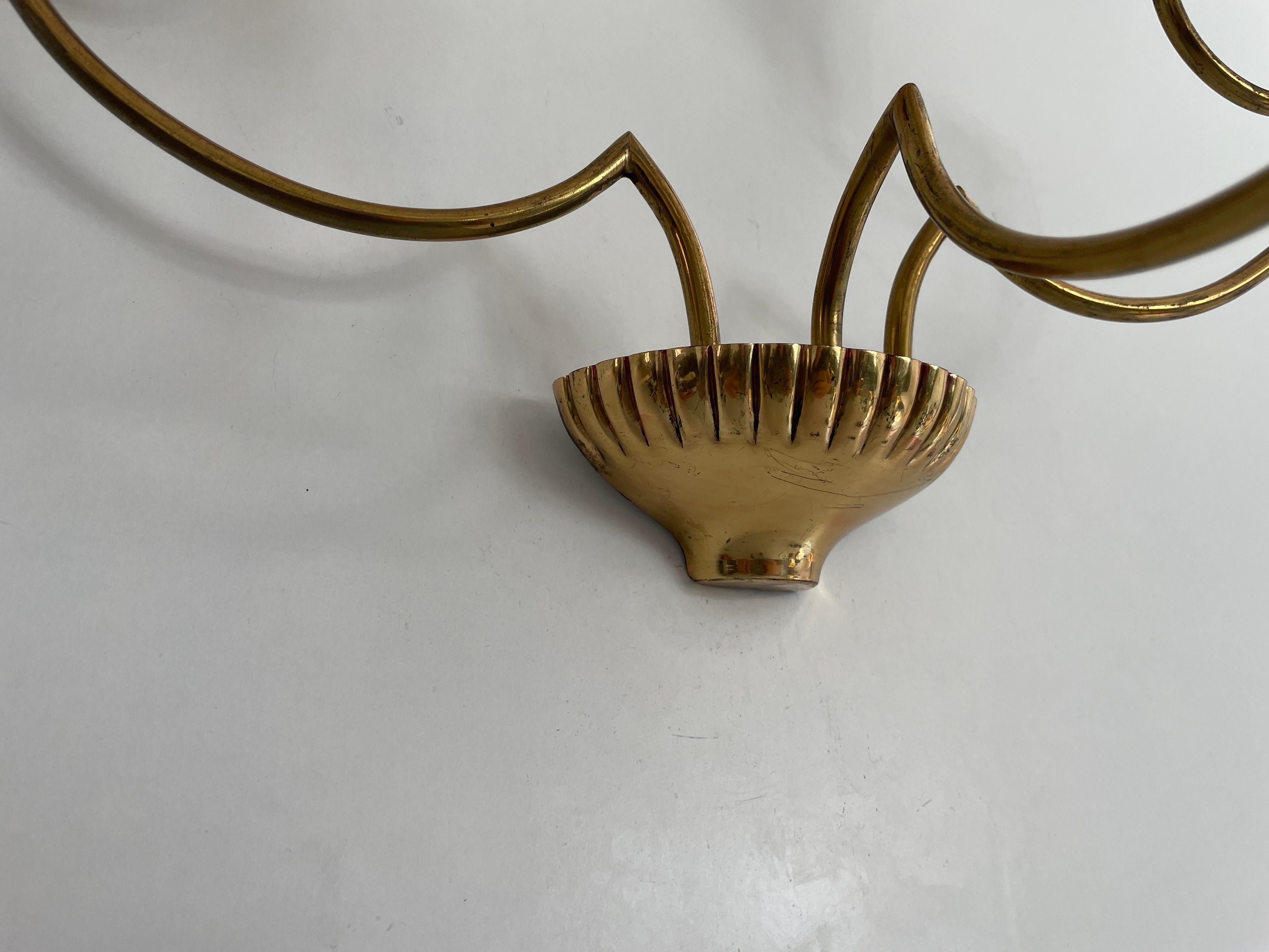 Lámpara Sputnik de 3 brazos de diseño italiano de mediados de siglo, años 50, Italia en venta 1