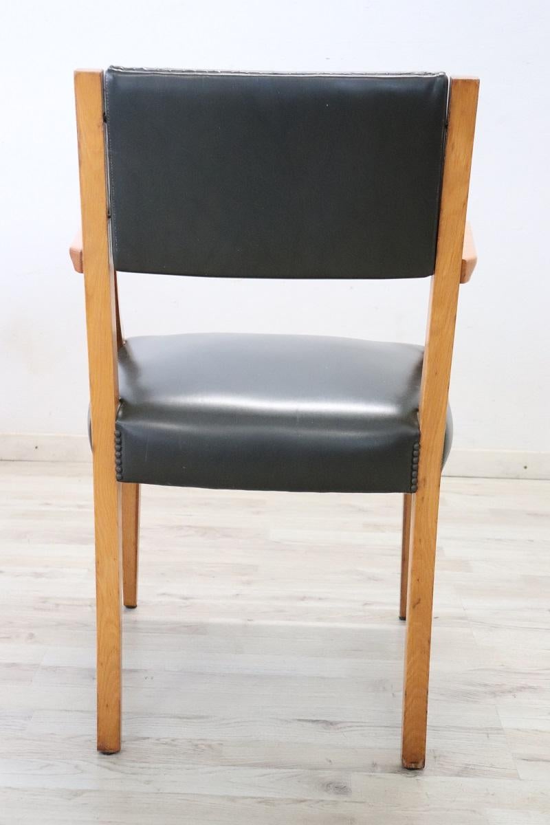 Sillón de escritorio italiano de mediados de siglo en Bueno estado para la venta en Casale Monferrato, IT