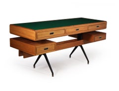 Mid Century Italian Desk by Carlo Ratti c1950