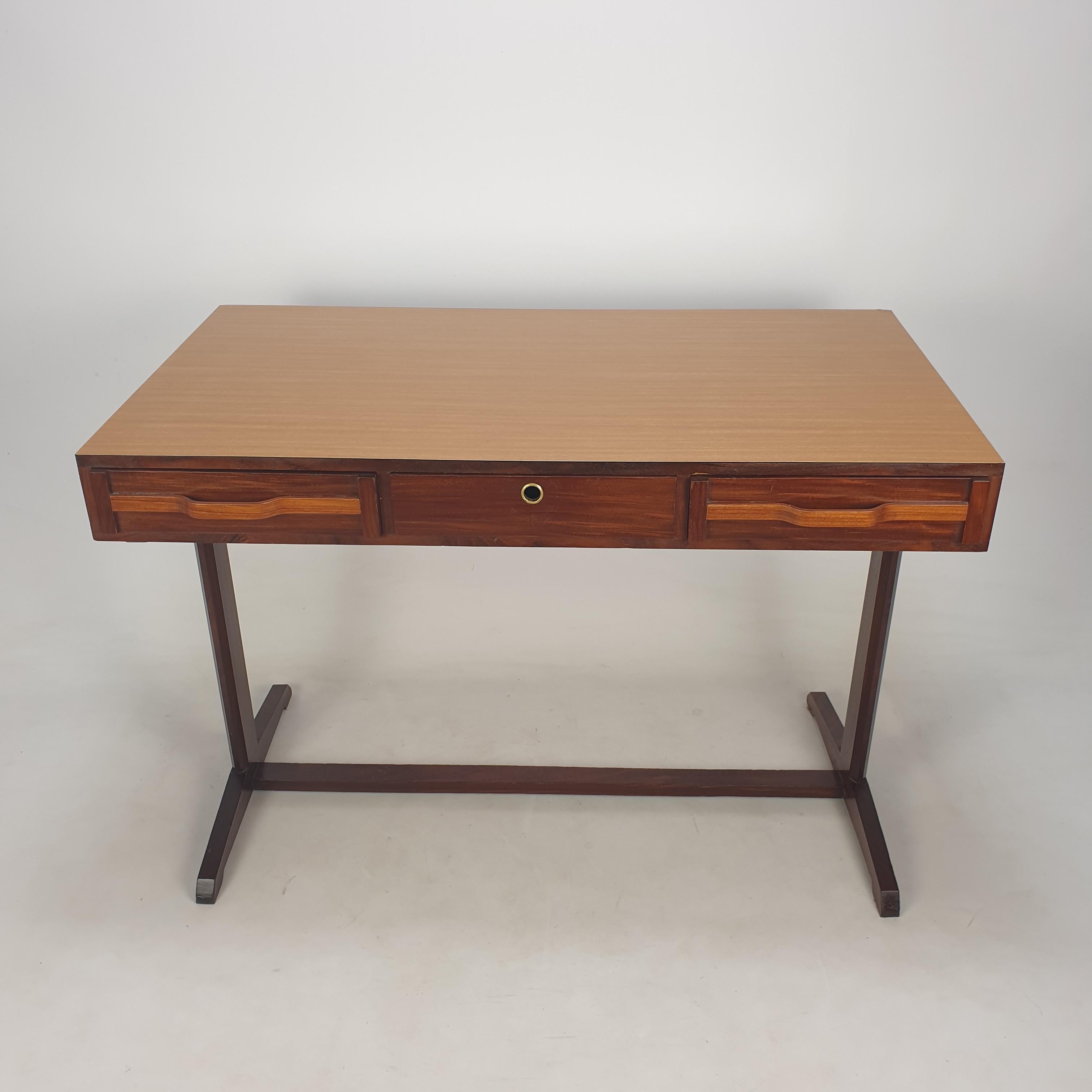 Mid-Century Modern Mid-Century Italian Desk by Gianfranco Frattini, 1950s For Sale