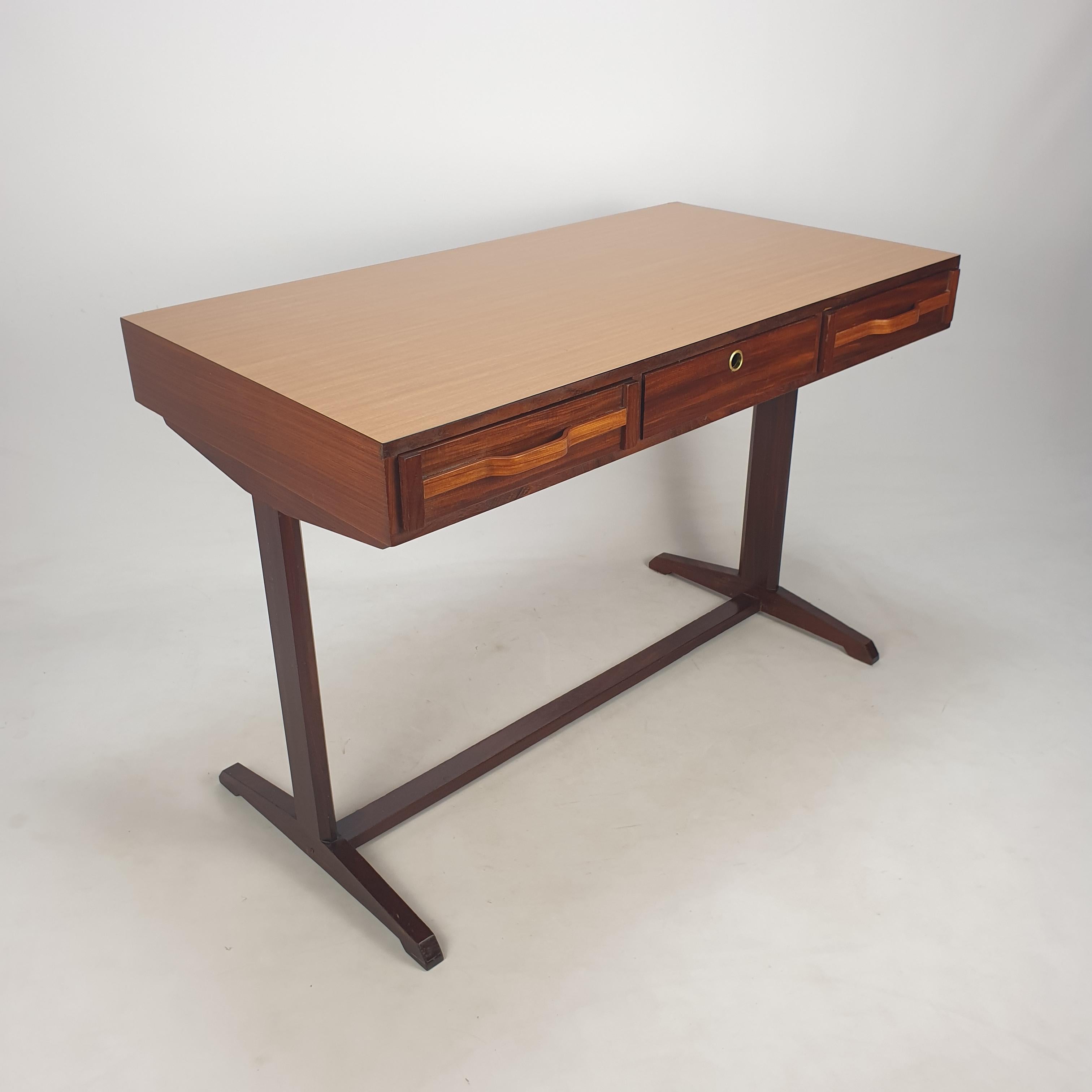 Mid-20th Century Mid-Century Italian Desk by Gianfranco Frattini, 1950s For Sale