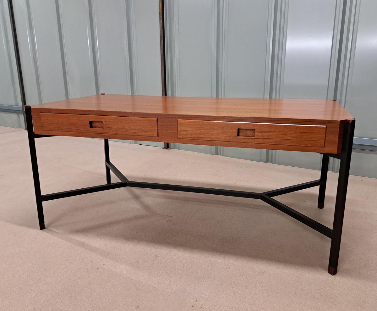 Veneer Midcentury Italian Desk, 'circa 1970s'