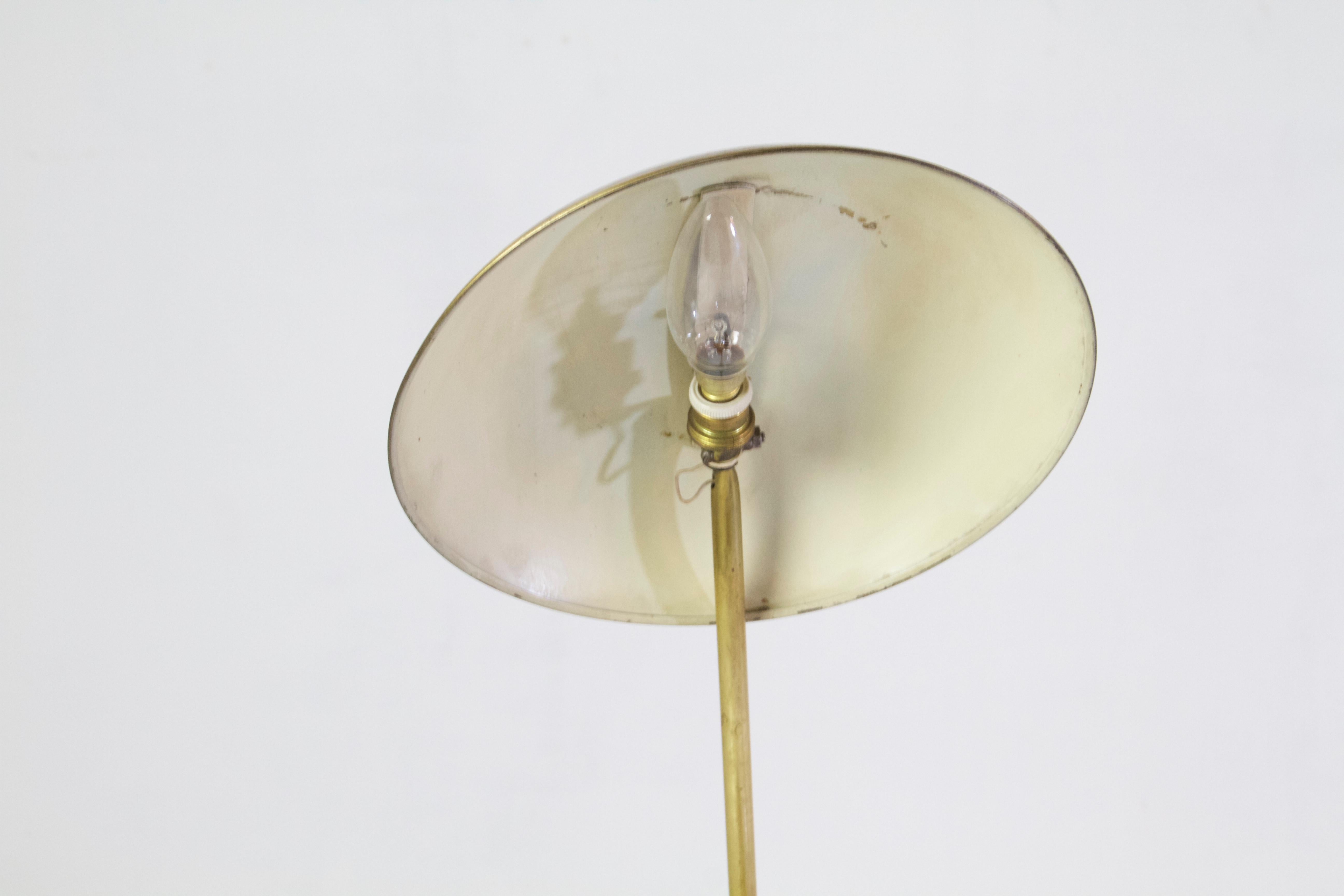 Midcentury Italian Desk Lamp in Brass 3