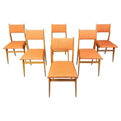 Mid century italian dining chairs, 1950s