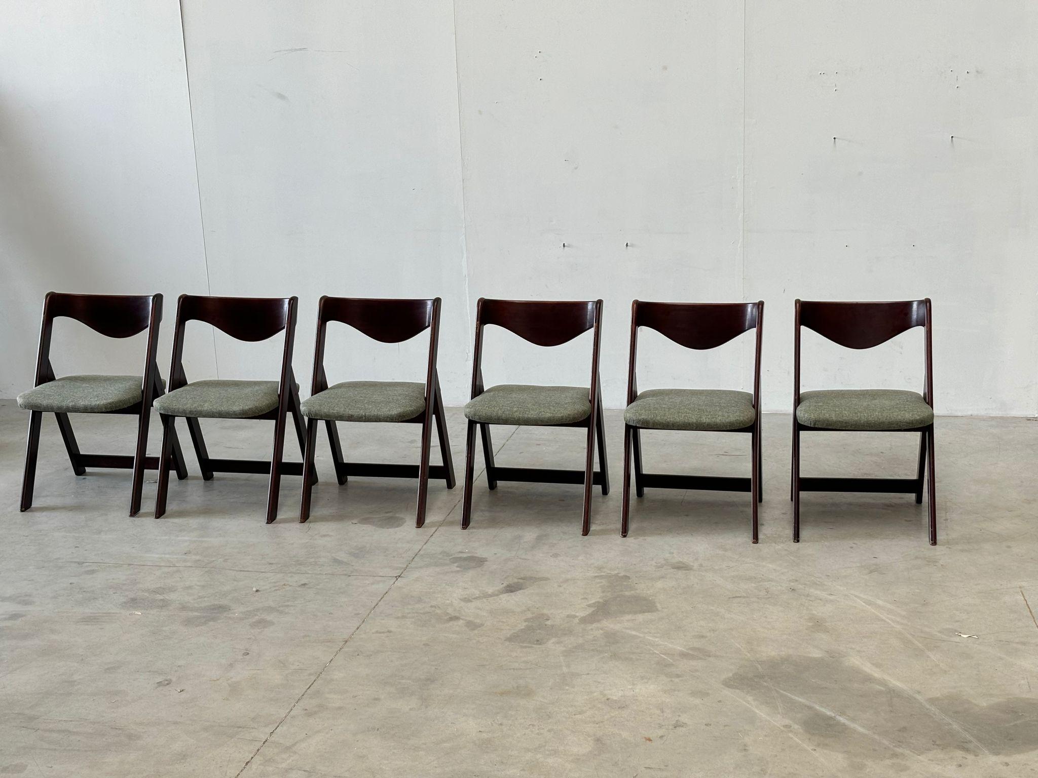 Mid century  italian dining chairs, 1960s For Sale 3