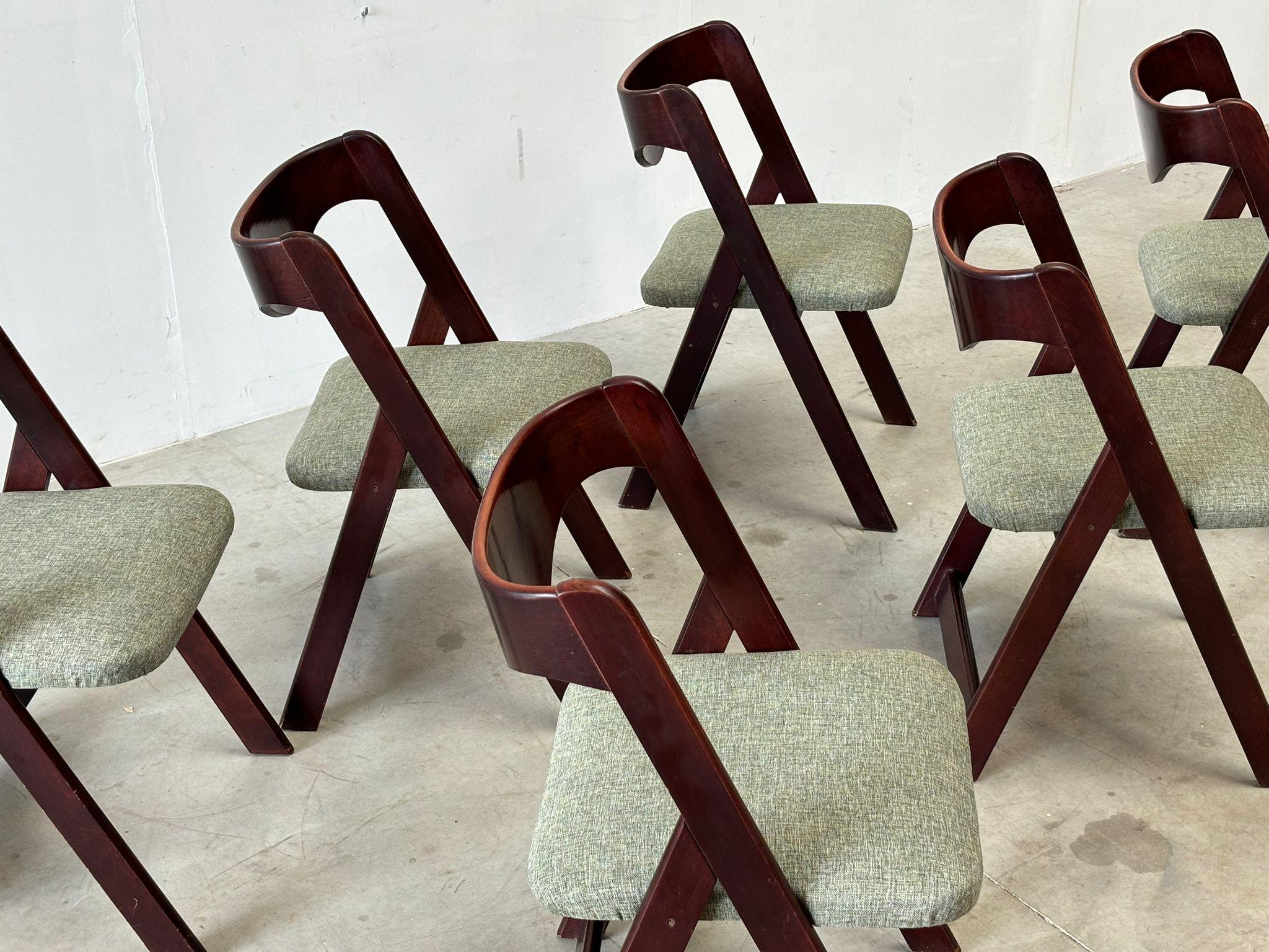 Mid century  italian dining chairs, 1960s For Sale 4