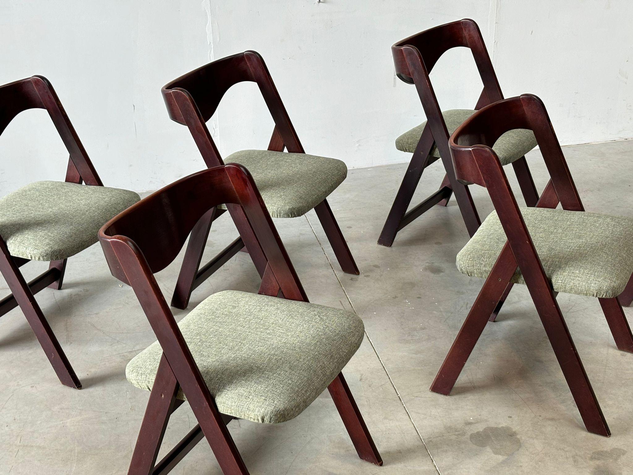 Mid century  italian dining chairs, 1960s For Sale 6