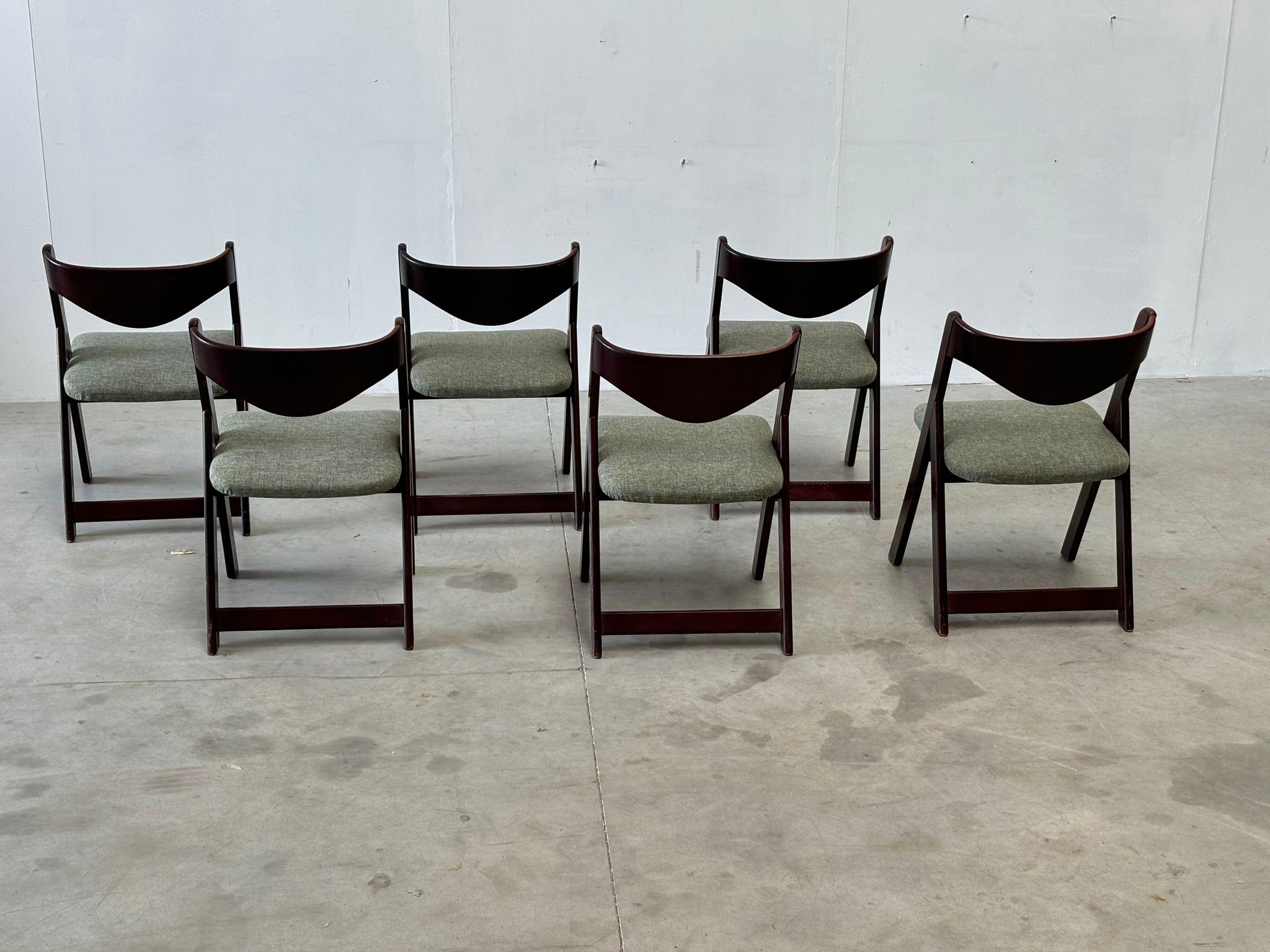 Mid century  italian dining chairs, 1960s For Sale 7