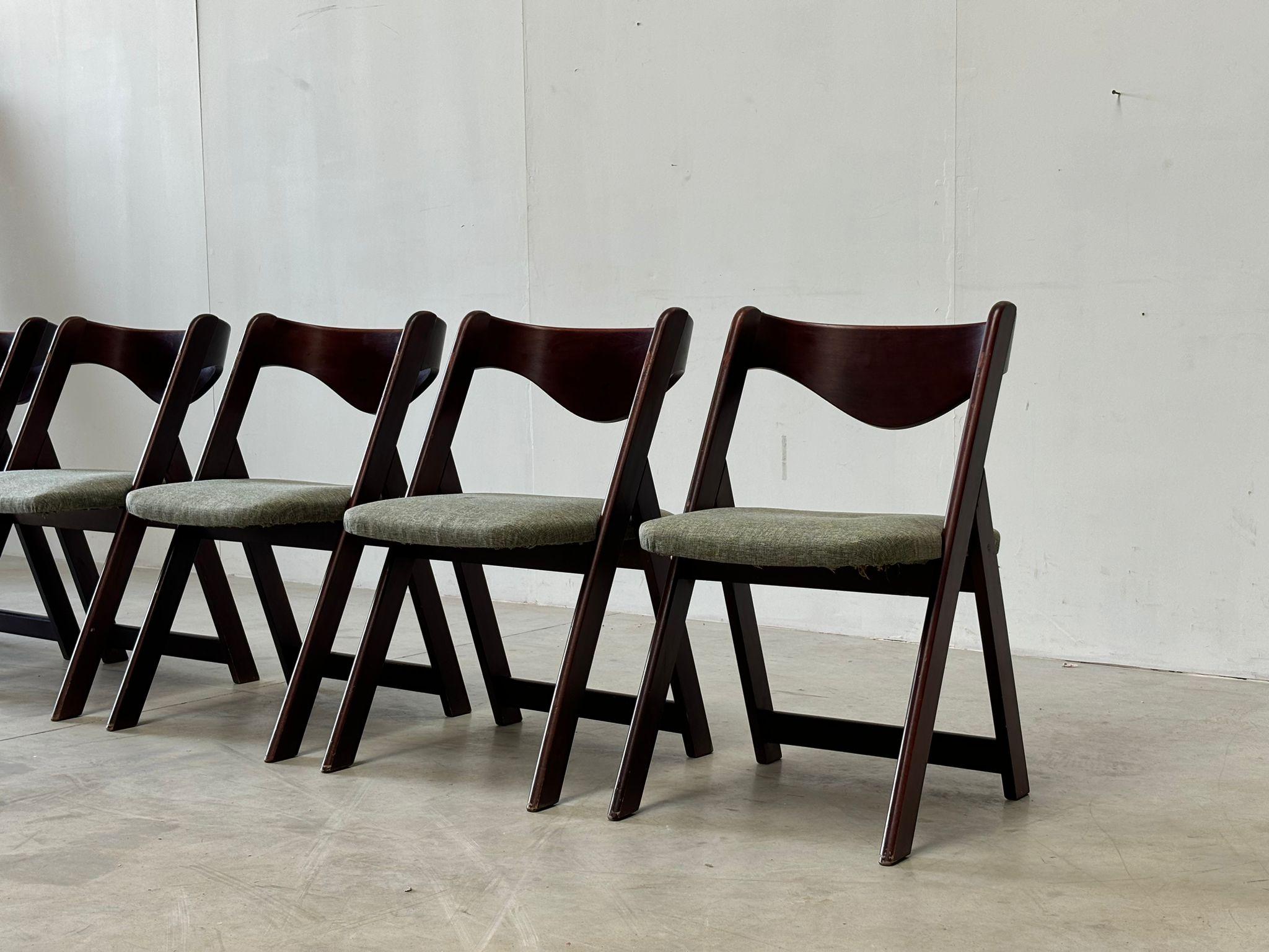 Mid century  italian dining chairs, 1960s For Sale 10