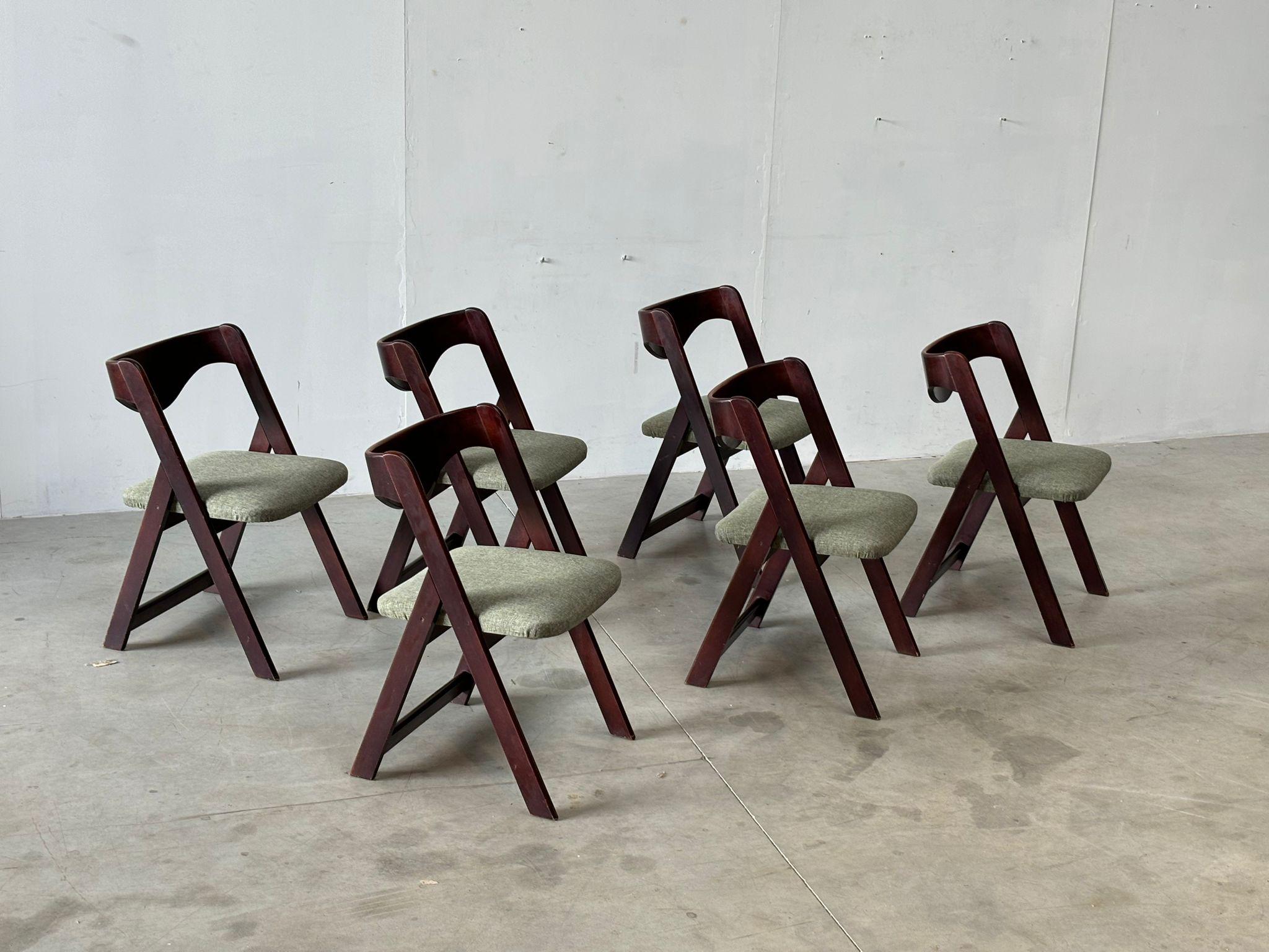 Mid-Century Modern Mid century  italian dining chairs, 1960s For Sale