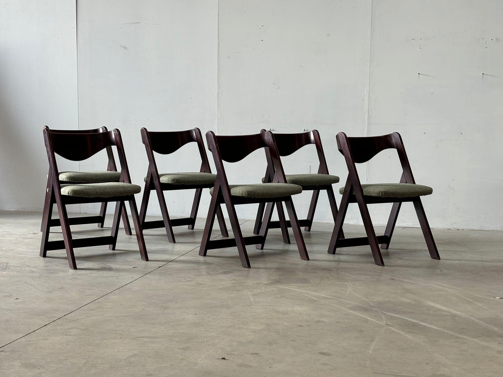Italian Mid century  italian dining chairs, 1960s For Sale