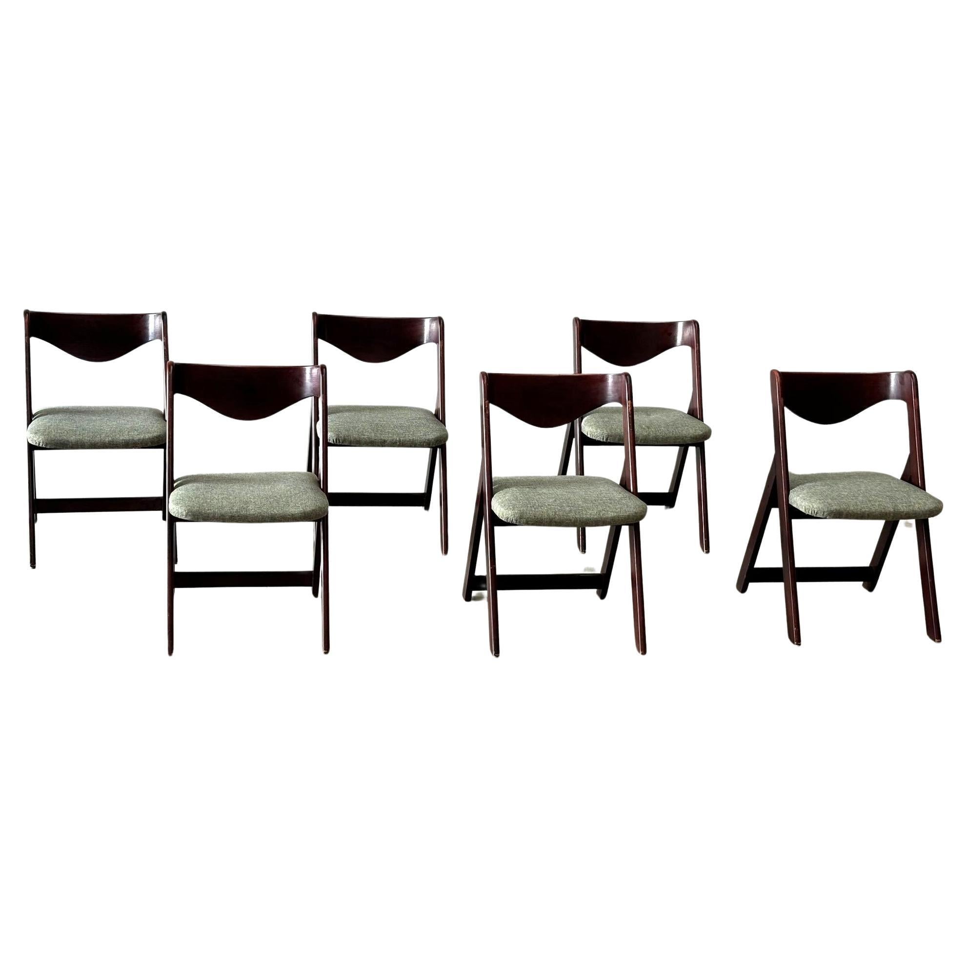 Mid century  italian dining chairs, 1960s