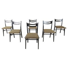 Mid century italian dining chairs, 1970s