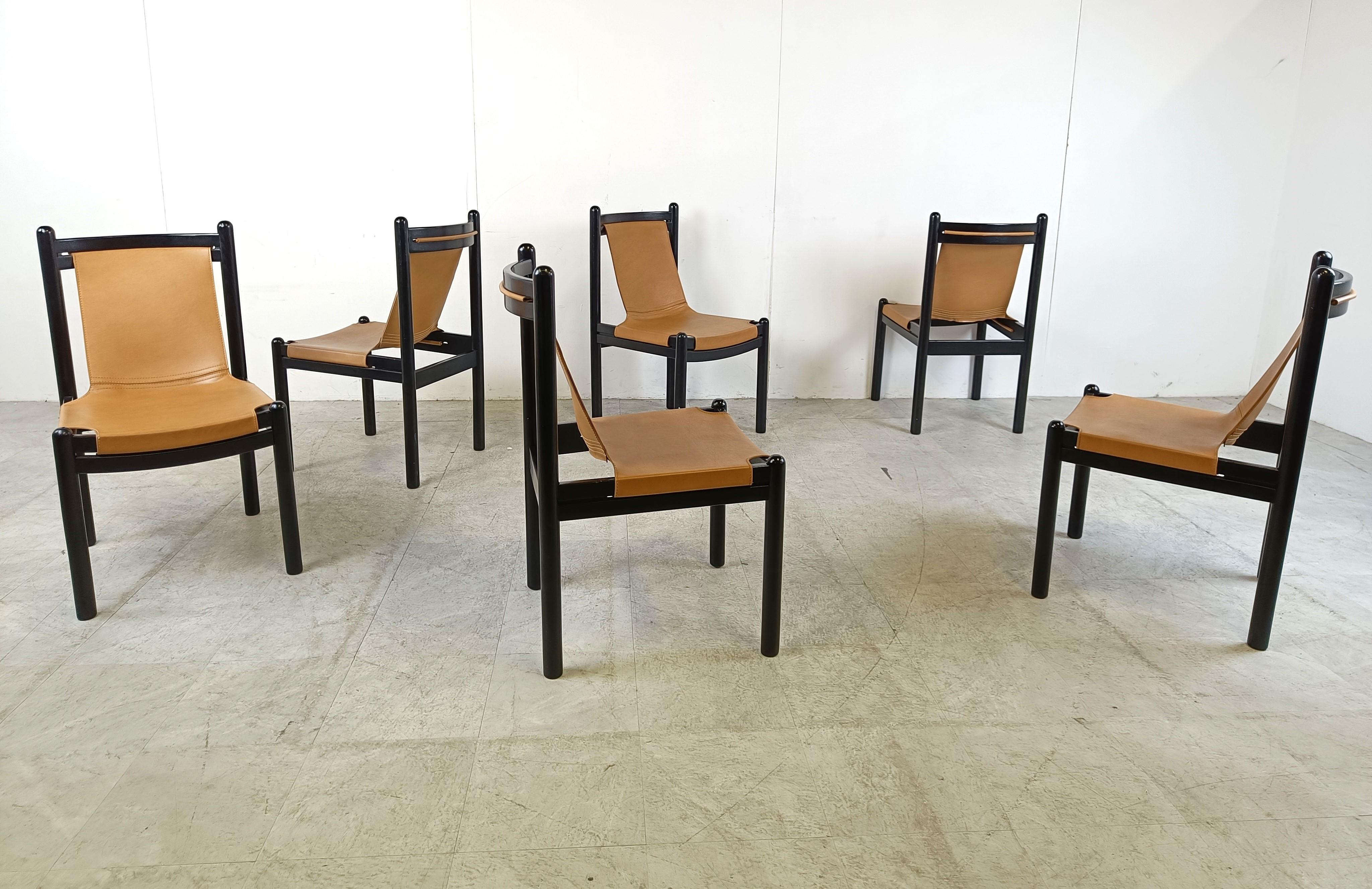 Mid century italian dining chairs, Italy, 1960's 3