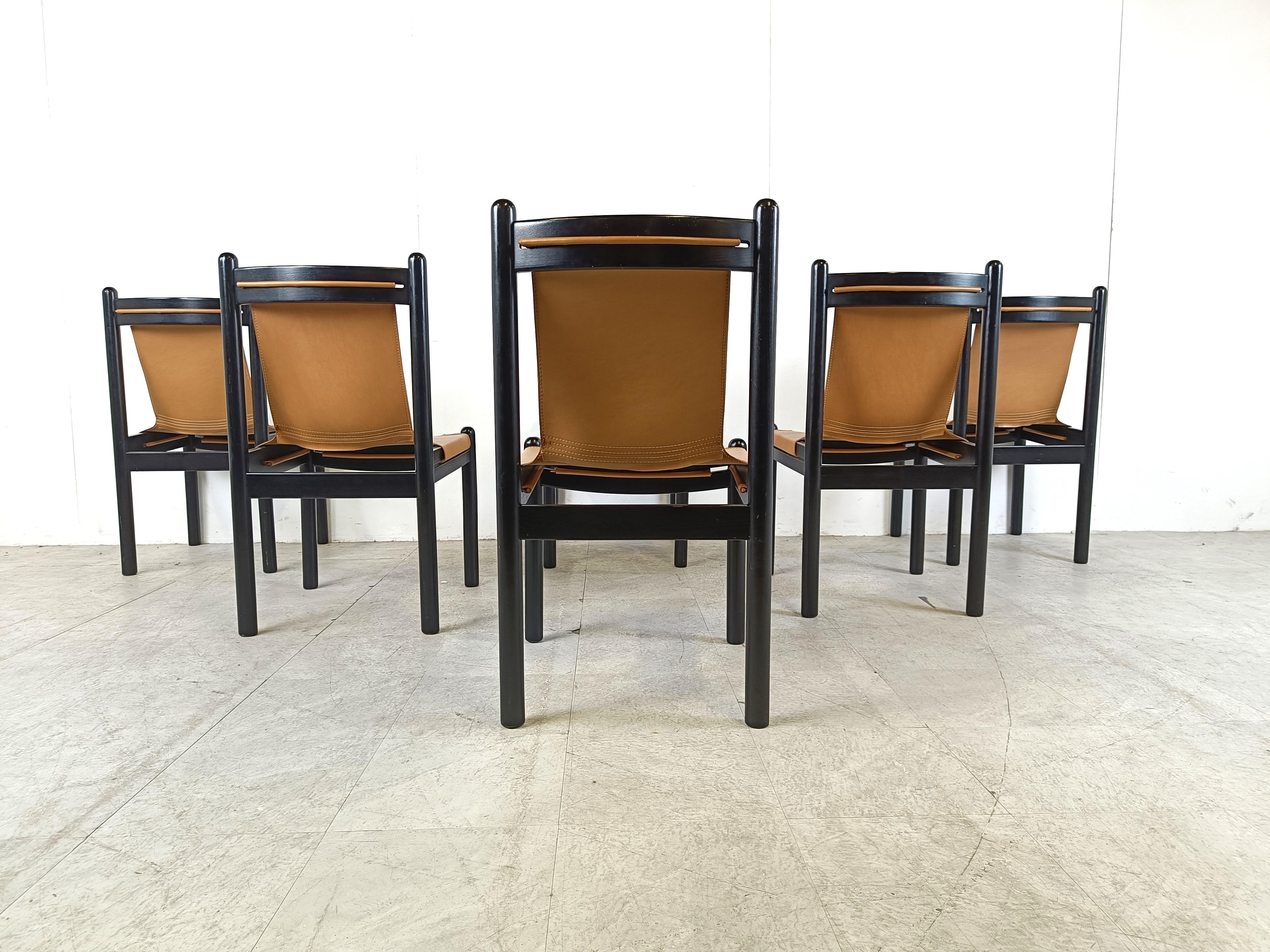 Mid century italian dining chairs, Italy, 1960's 2