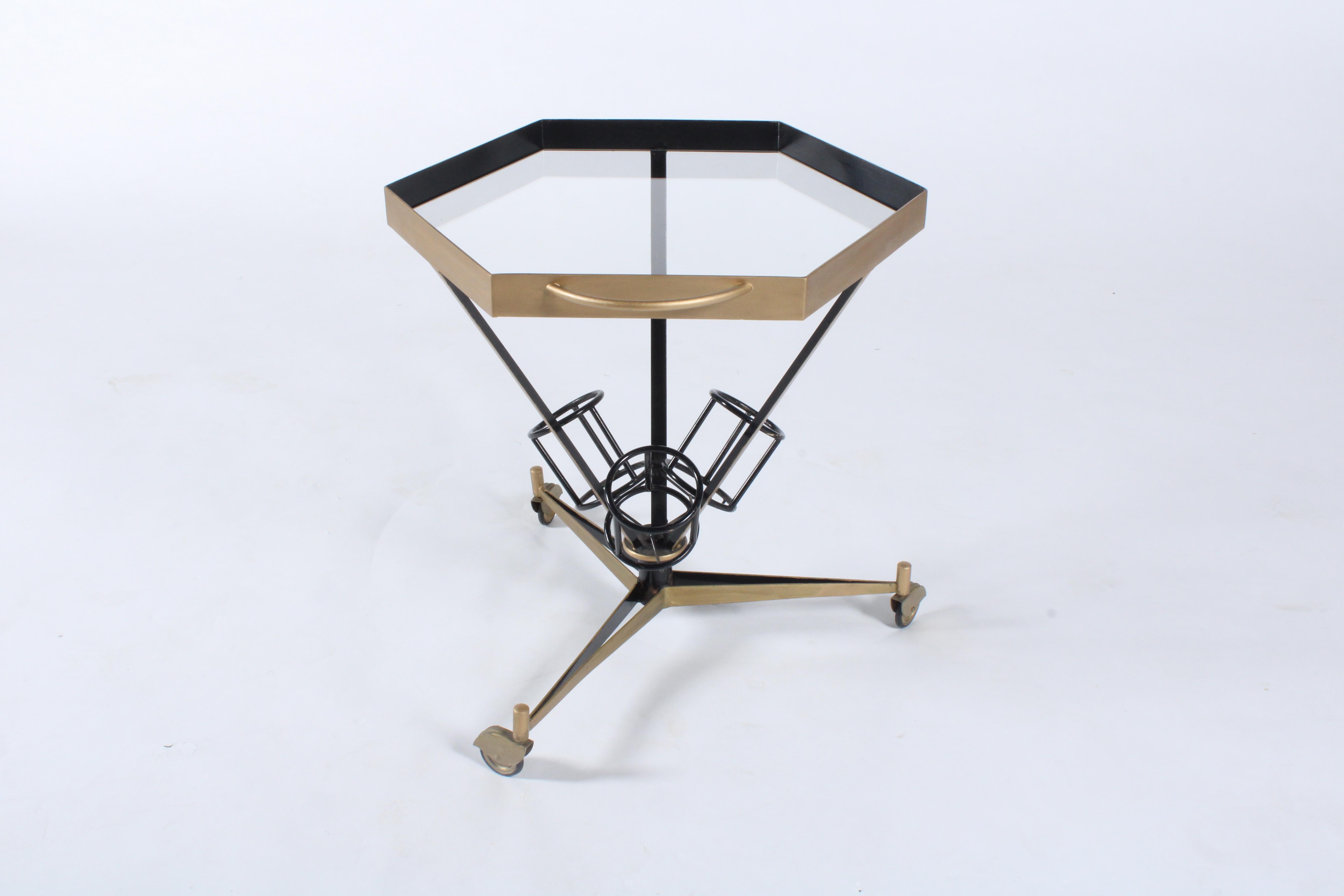 Mid Century Italian Drinks Trolley Bar Cart * Livraison internationale gratuite en vente 4