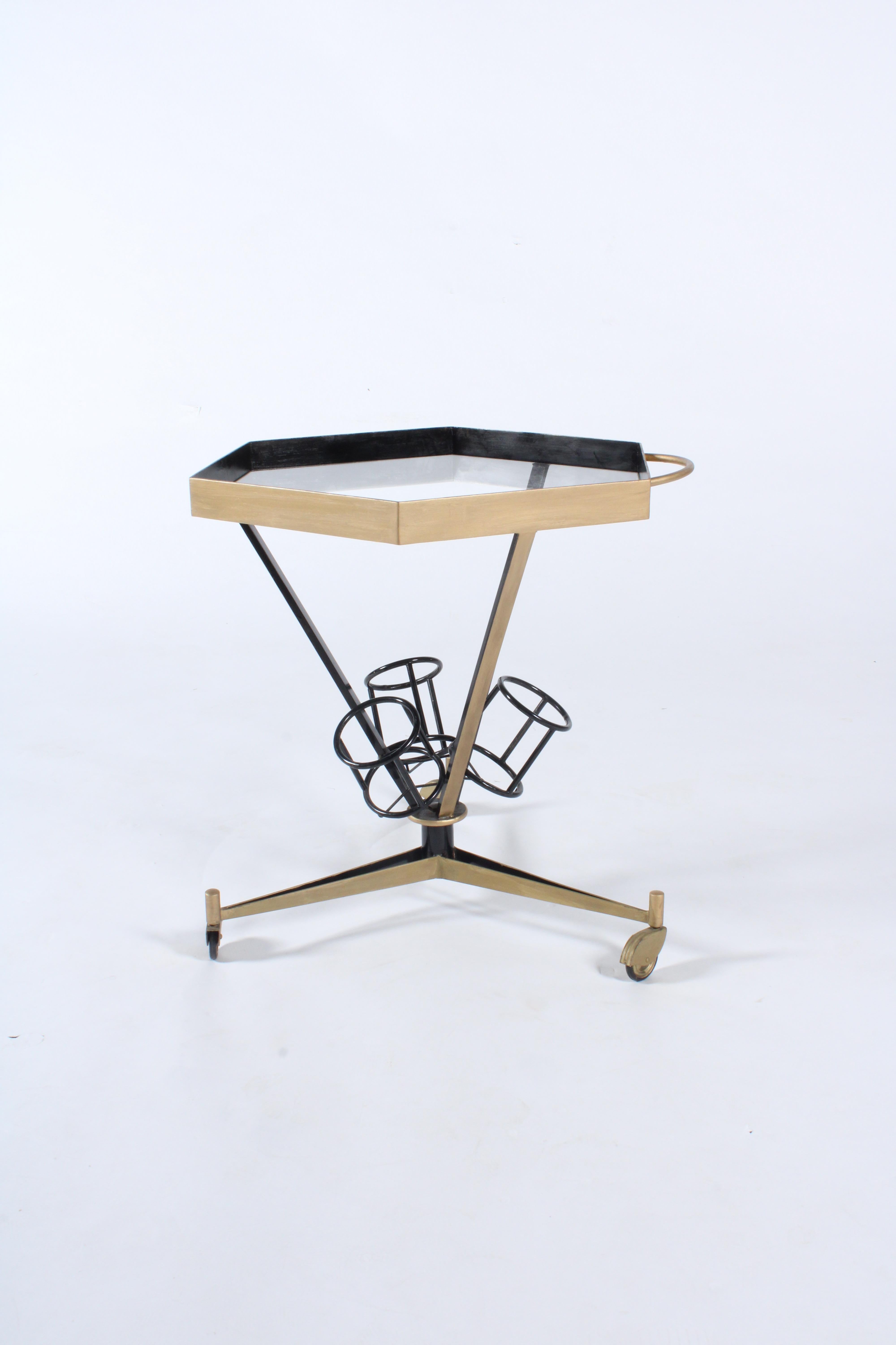 Mid Century Italian Drinks Trolley Bar Cart * Livraison internationale gratuite en vente 7