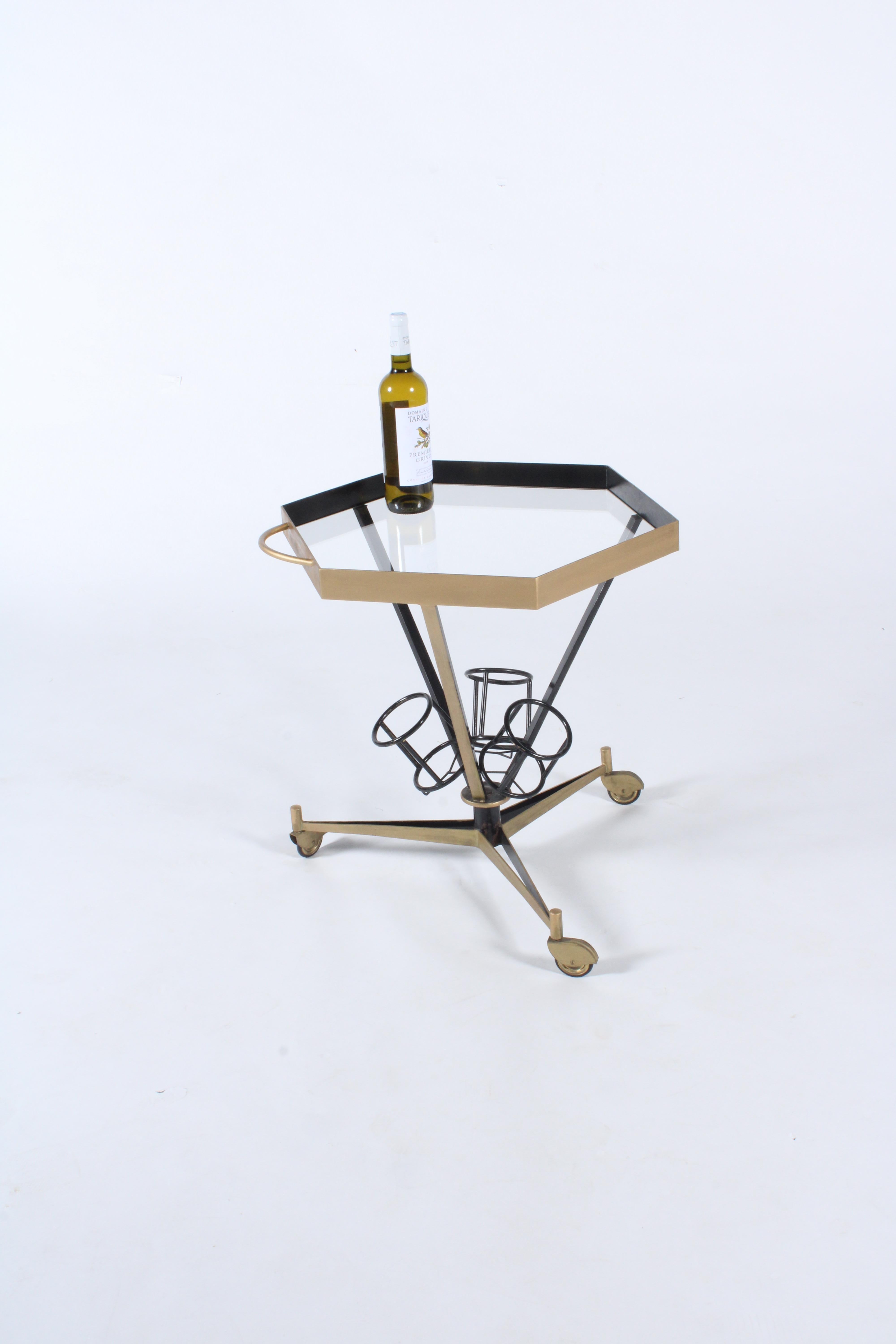 Mid Century Italian Drinks Trolley Bar Cart * Free International Delivery For Sale 1