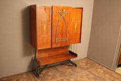 Midcentury Italian Dry Bar Cabinet, Drinks Cabinet, Cocktail Bar