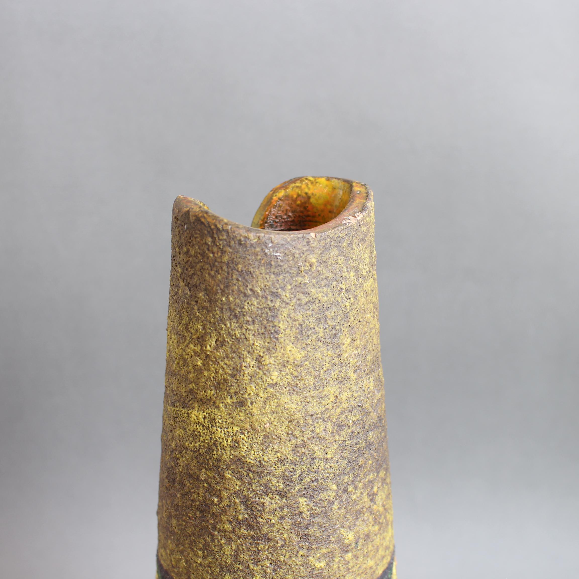Vaso da fiori in terracotta di Aldo Londi per Bitossi, Italia, metà del secolo scorso in vendita 6