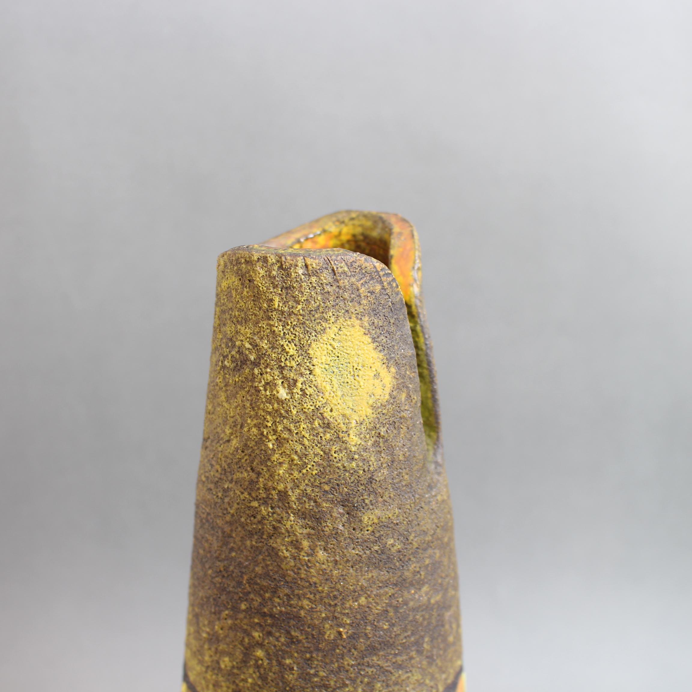 Vaso da fiori in terracotta di Aldo Londi per Bitossi, Italia, metà del secolo scorso in vendita 8