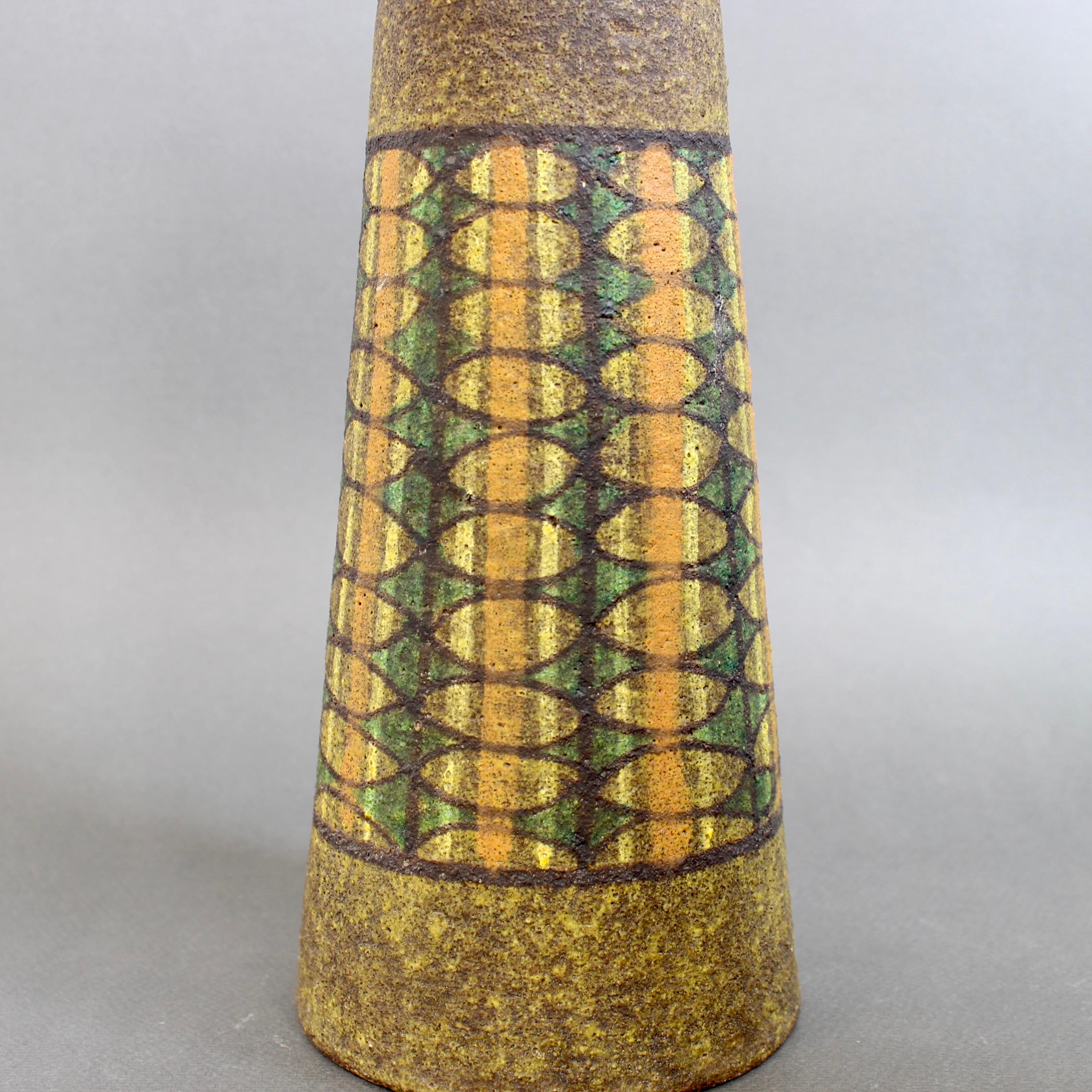 Vaso da fiori in terracotta di Aldo Londi per Bitossi, Italia, metà del secolo scorso in vendita 1
