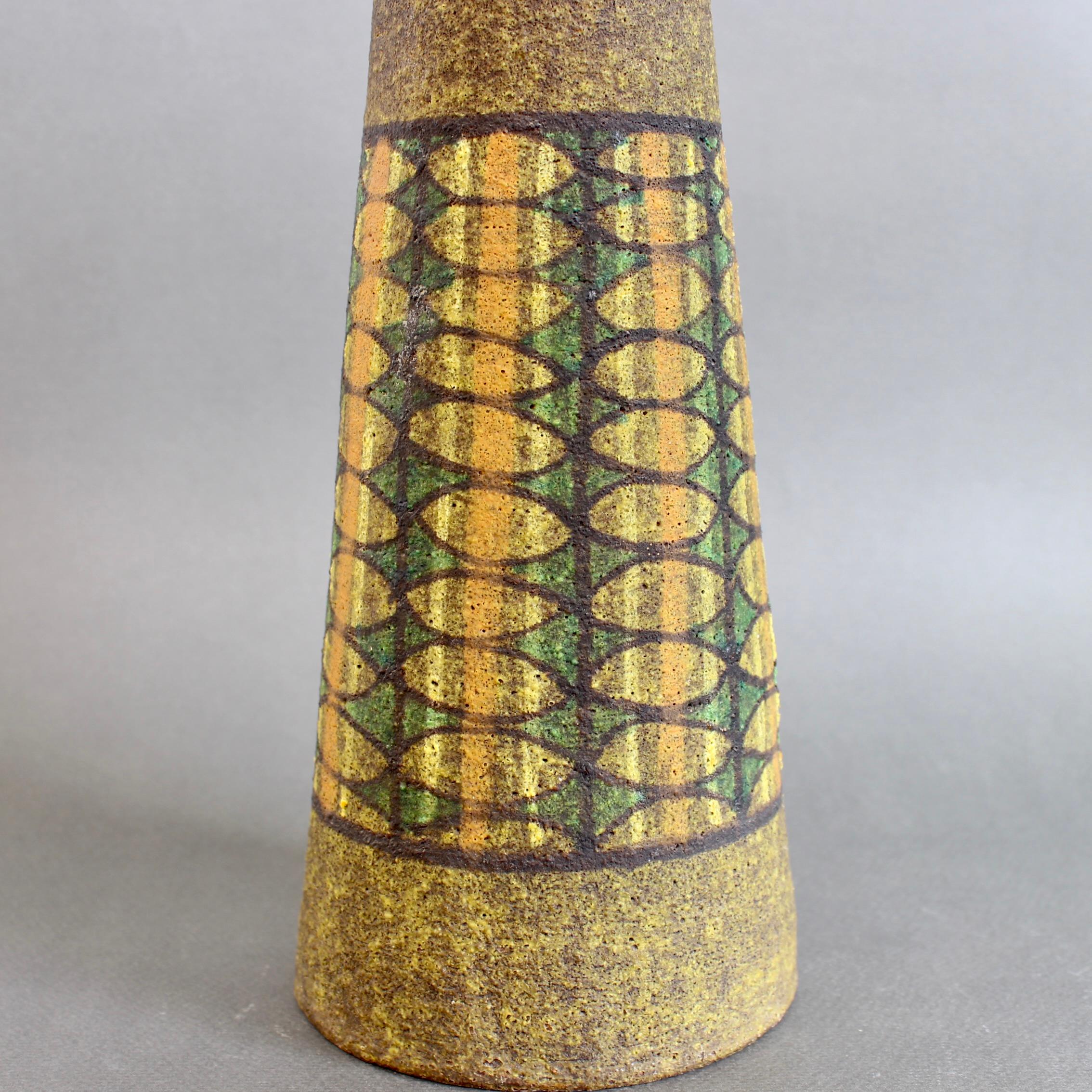 Vaso da fiori in terracotta di Aldo Londi per Bitossi, Italia, metà del secolo scorso in vendita 2