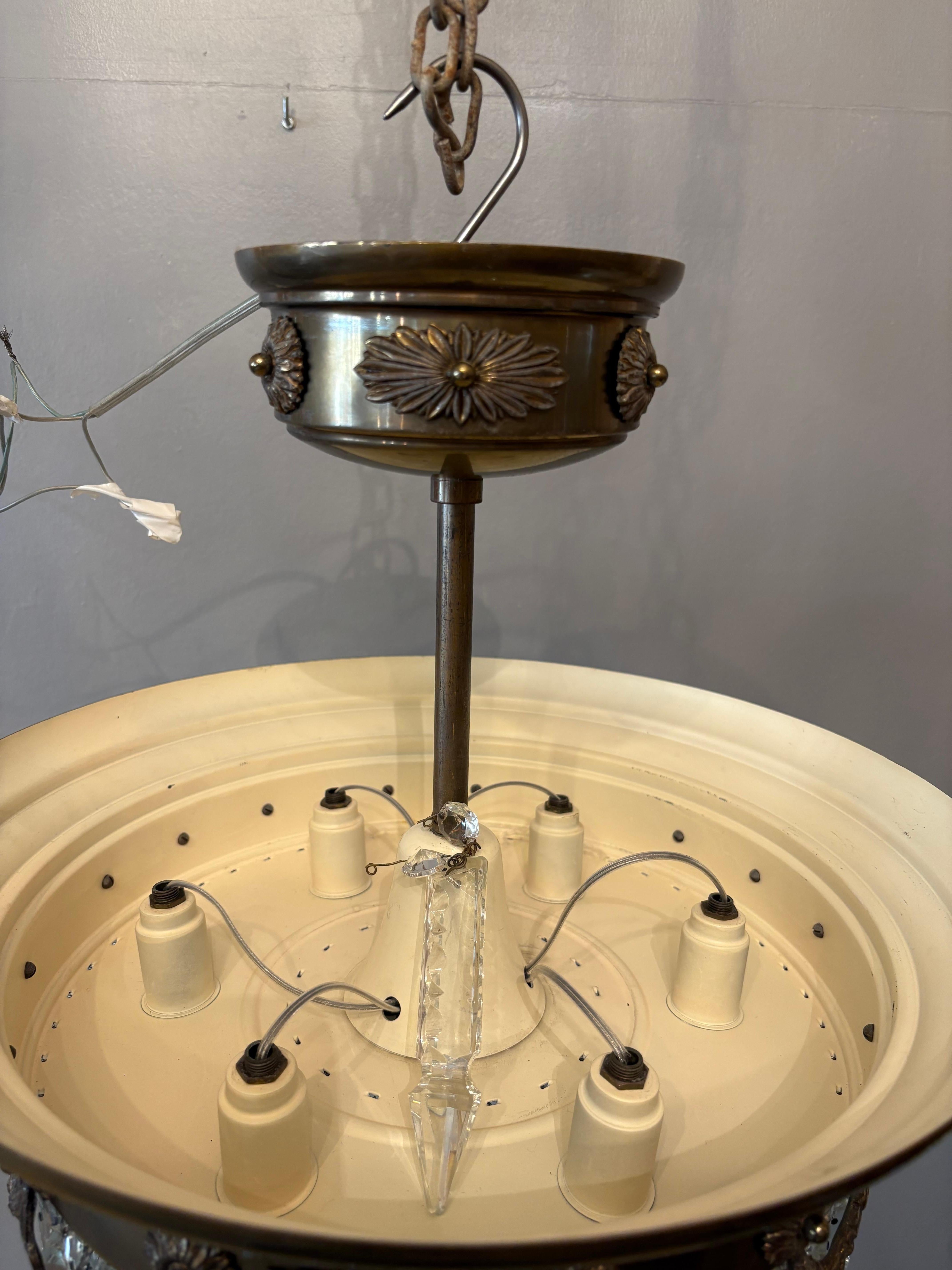 Araña de estilo Imperio italiano de mediados de siglo en venta 2