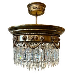 Araña de estilo Imperio italiano de mediados de siglo