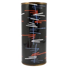 Mid-Century Italian Enameled Metal Umbrella Stand from SIVA Poggibonsi, 1950s