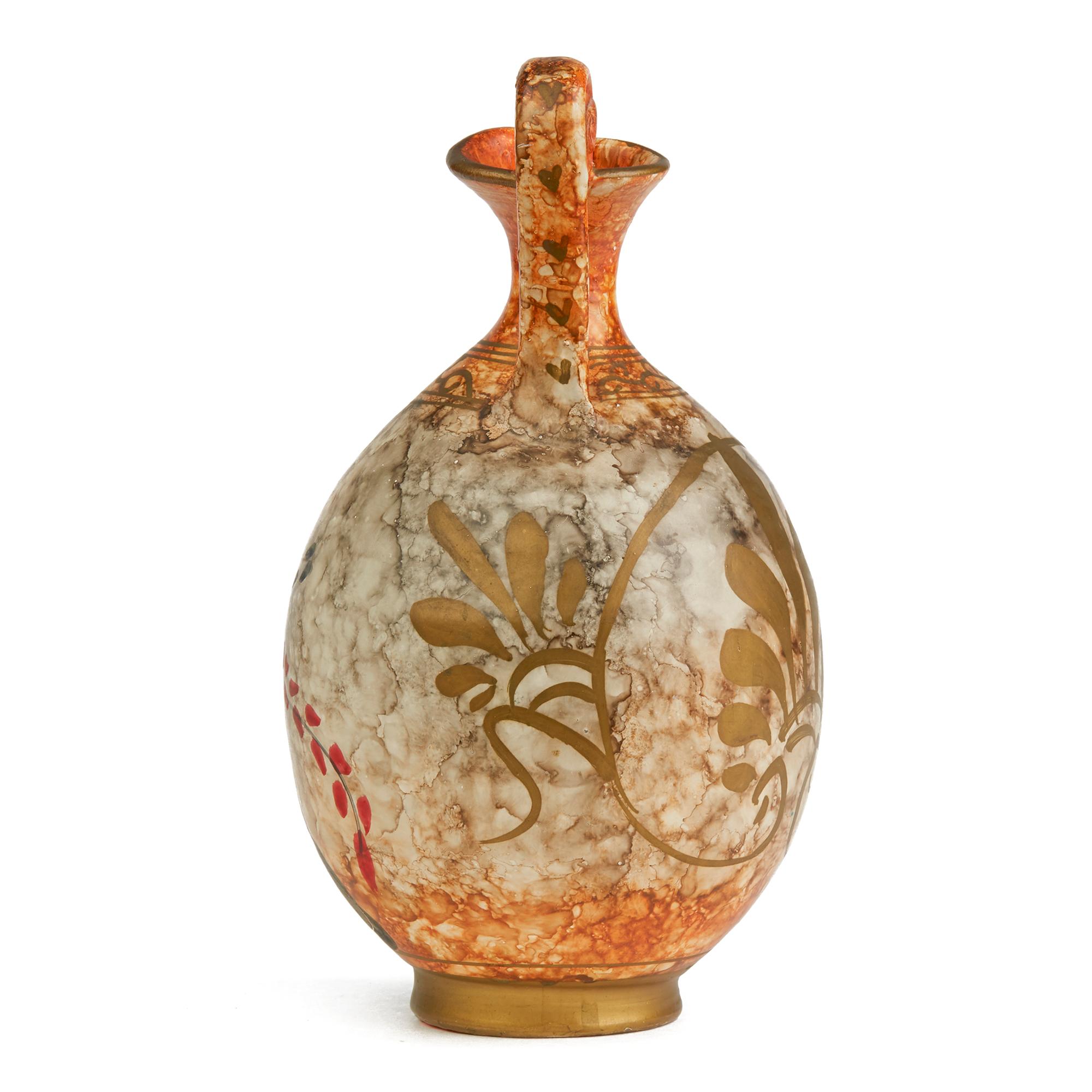 Mitte des Jahrhunderts Italienisch Fantoni zugeschrieben klassisches Design Kunst Keramik Krug (20. Jahrhundert) im Angebot