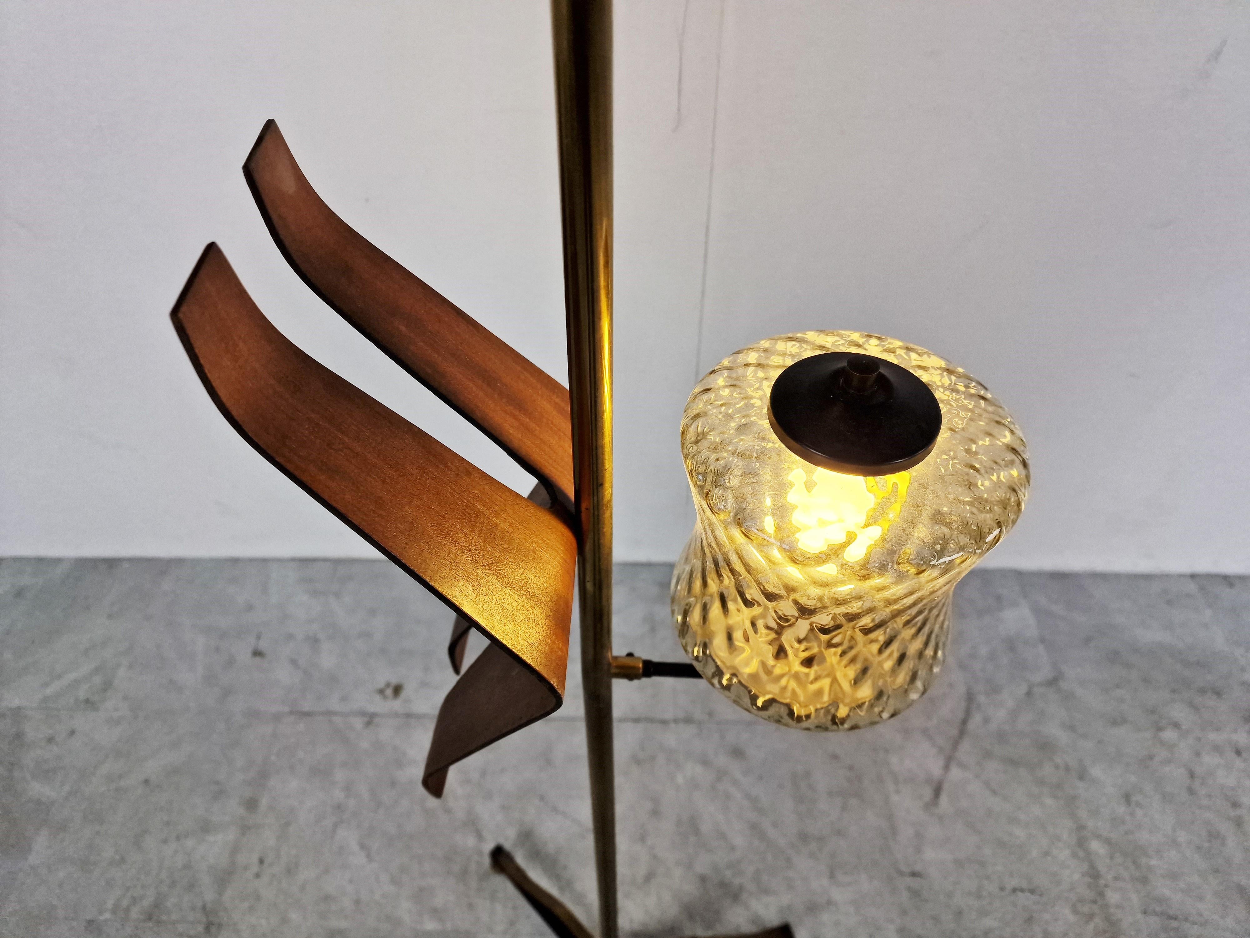 Mid Century Italian Floor Lamp, 1950s For Sale 1