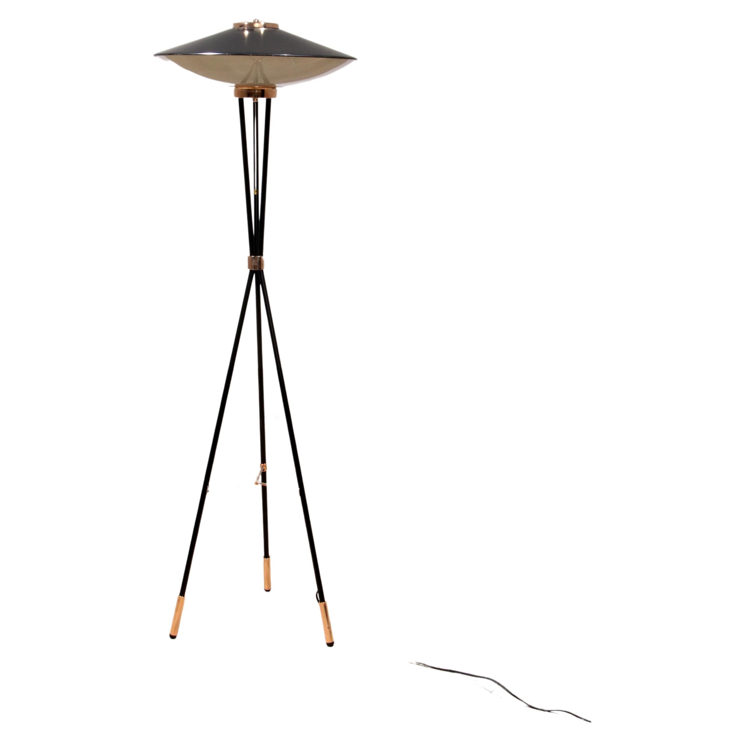 Italienische Stehlampe aus der Mitte des Jahrhunderts von Stilnovo, 1950er Jahre