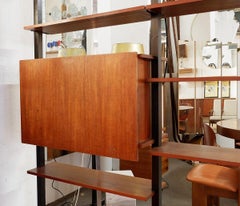 Mid-century Italian Floor-To-Ceiling Wall Unit - 1960s