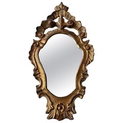 Mid-Century Italian Florentine Gilded Wall Mirror, circa 1960s