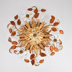 Mid Century Italian Flush Mount by Banci Firenze