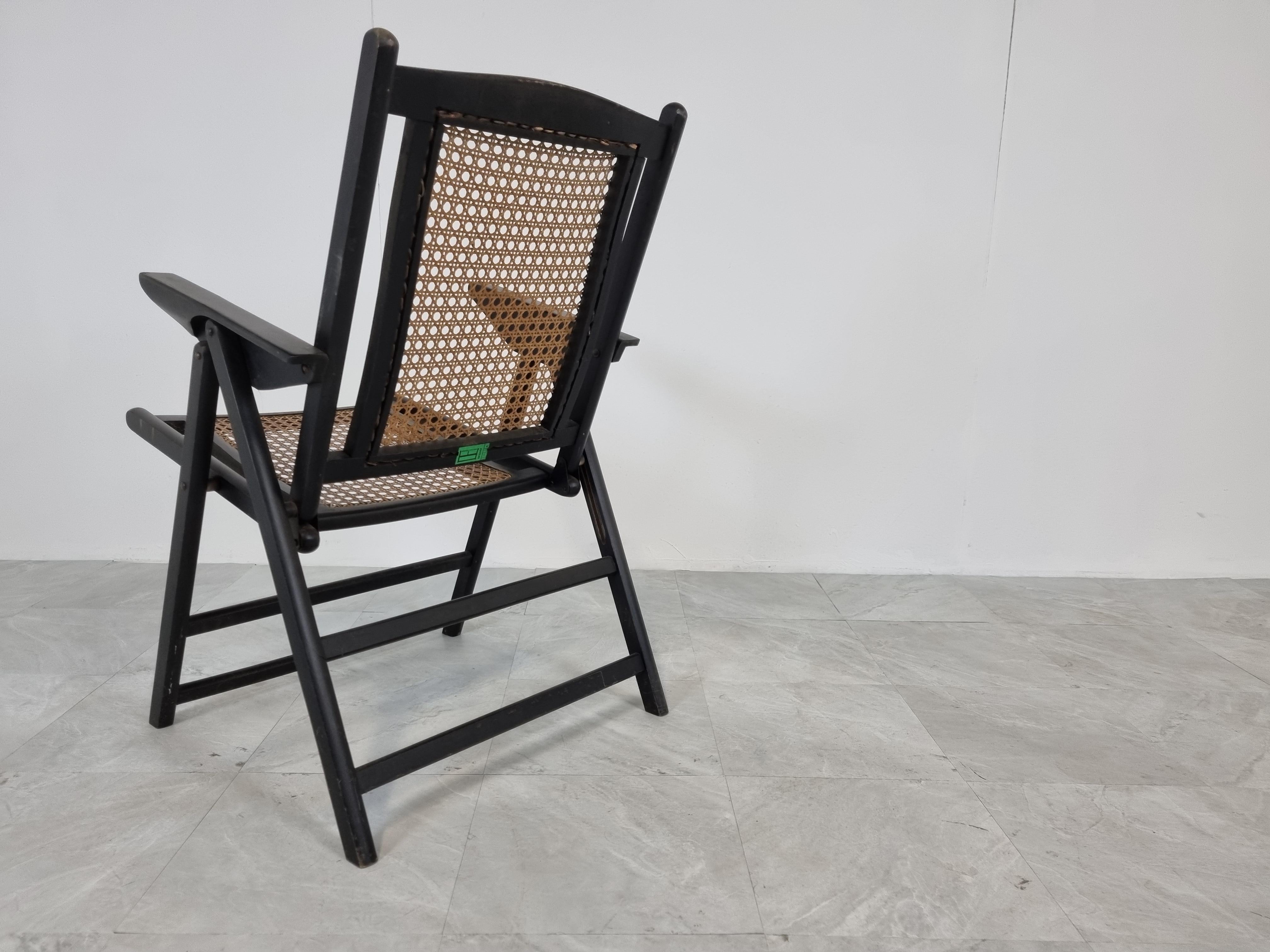 Mid-20th Century Mid Century Italian Foldable Chair, 1960s For Sale