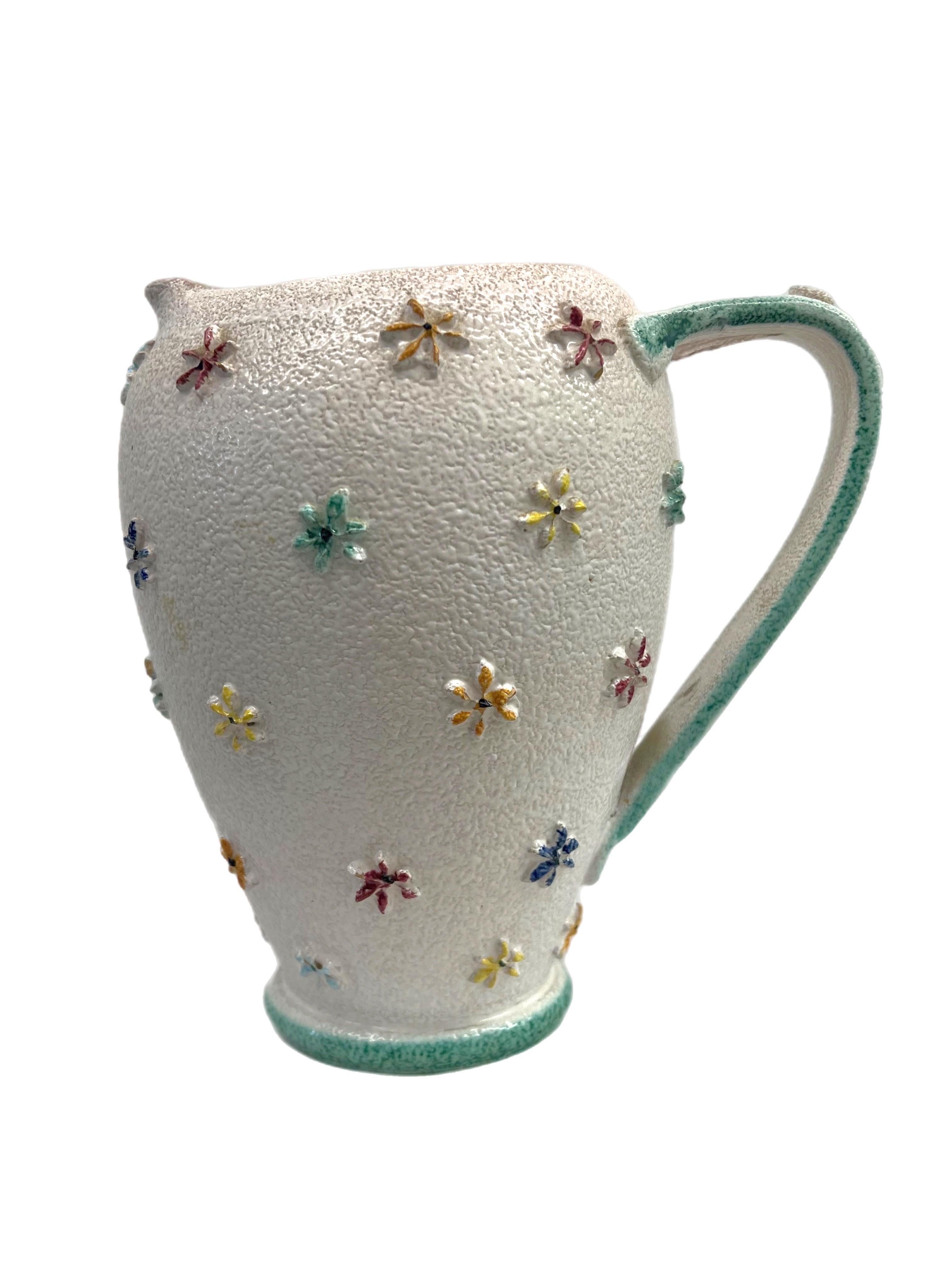 Mid-Century Modern Mid-Century Italian Fratelli Fanciullacci Decorative pitcher For Sale