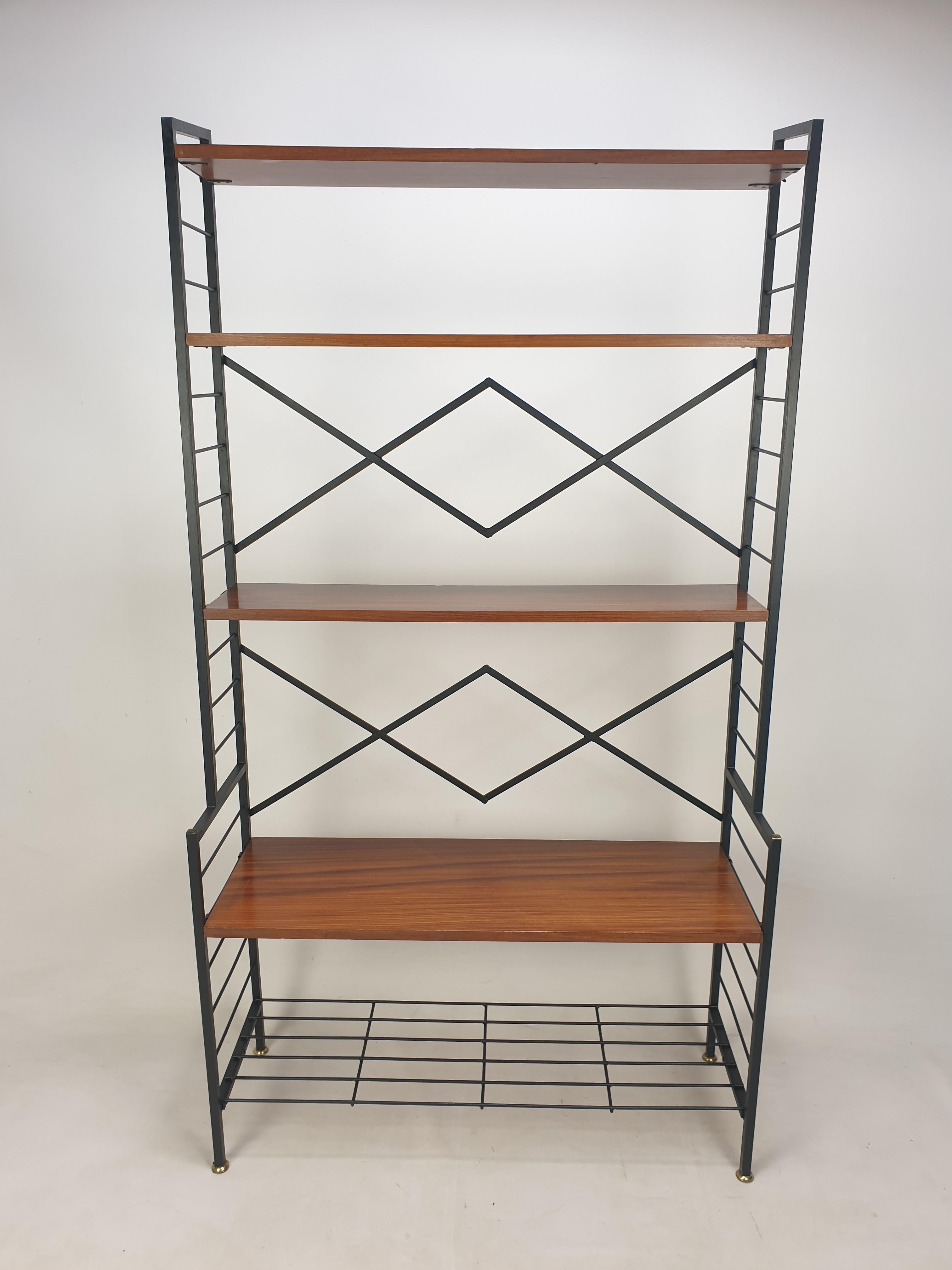 free standing wooden shelving units
