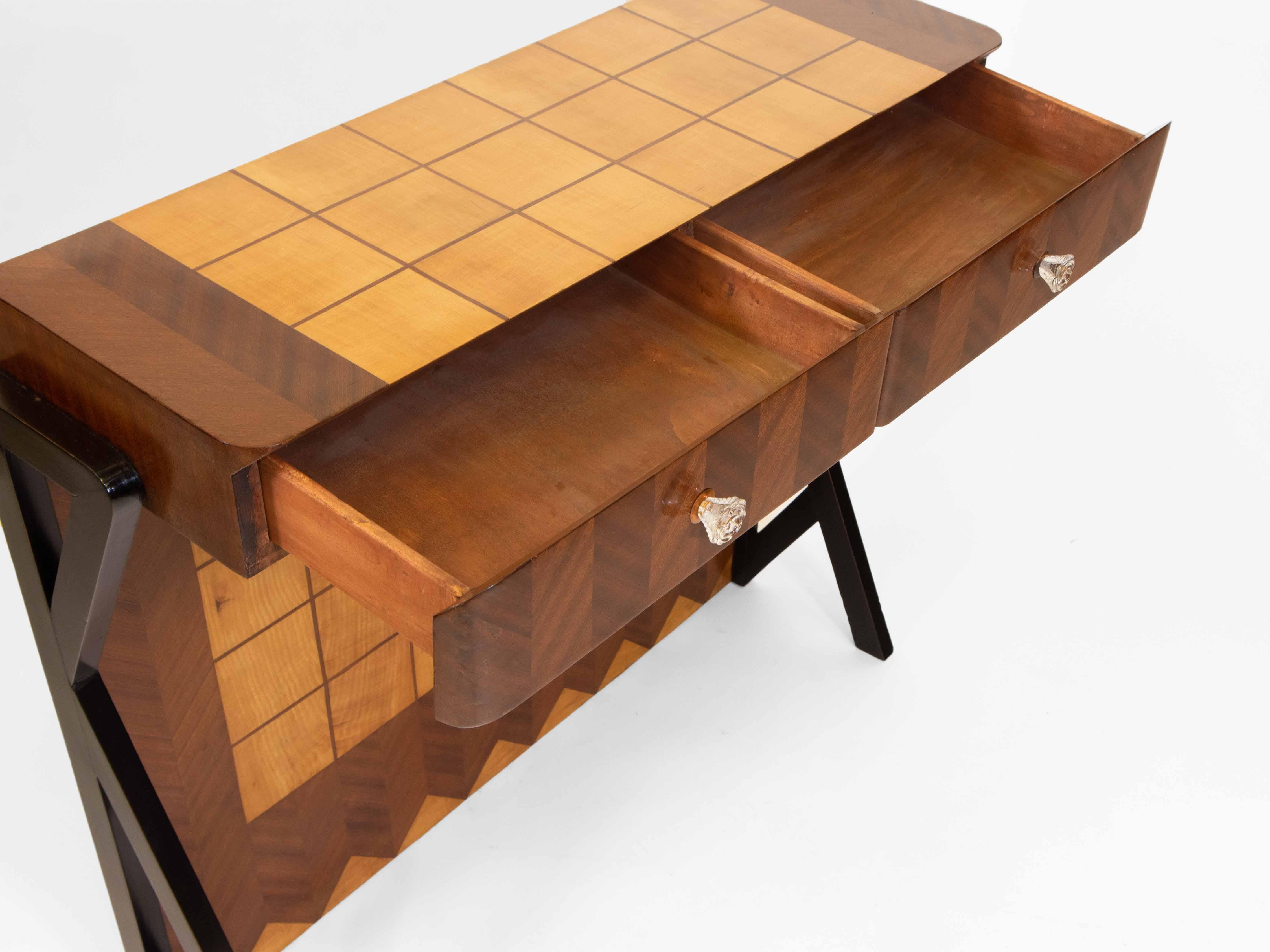 Mid Century Italian Futurist Console Table For Sale 5