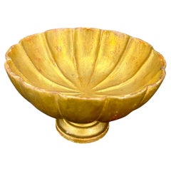 Mid-Century Italian Gilt-Wood Florentine Bowl